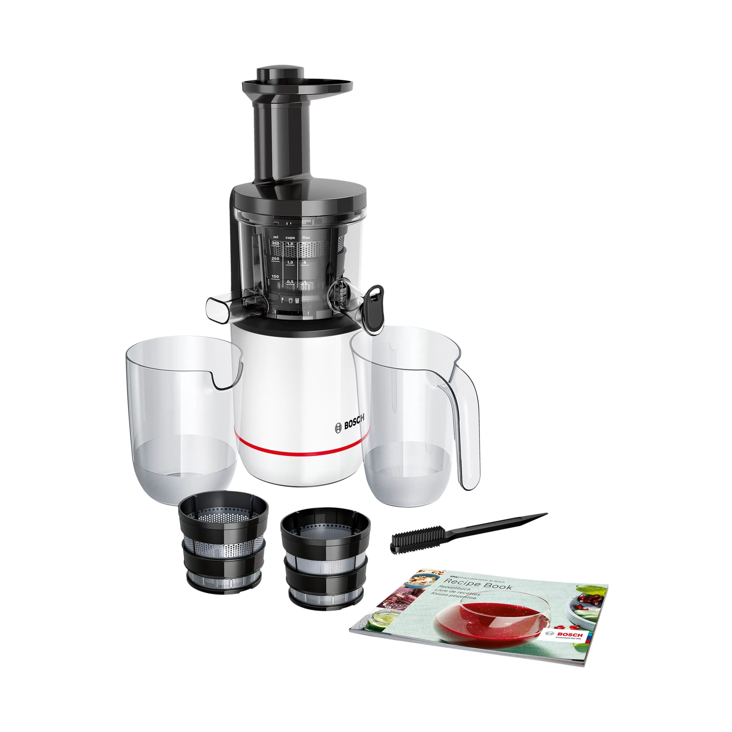 BOSCH VitaExtract 150 Watt Slow Juicer (55 RPM, Low Noise Robust Motor, Black/White)_1