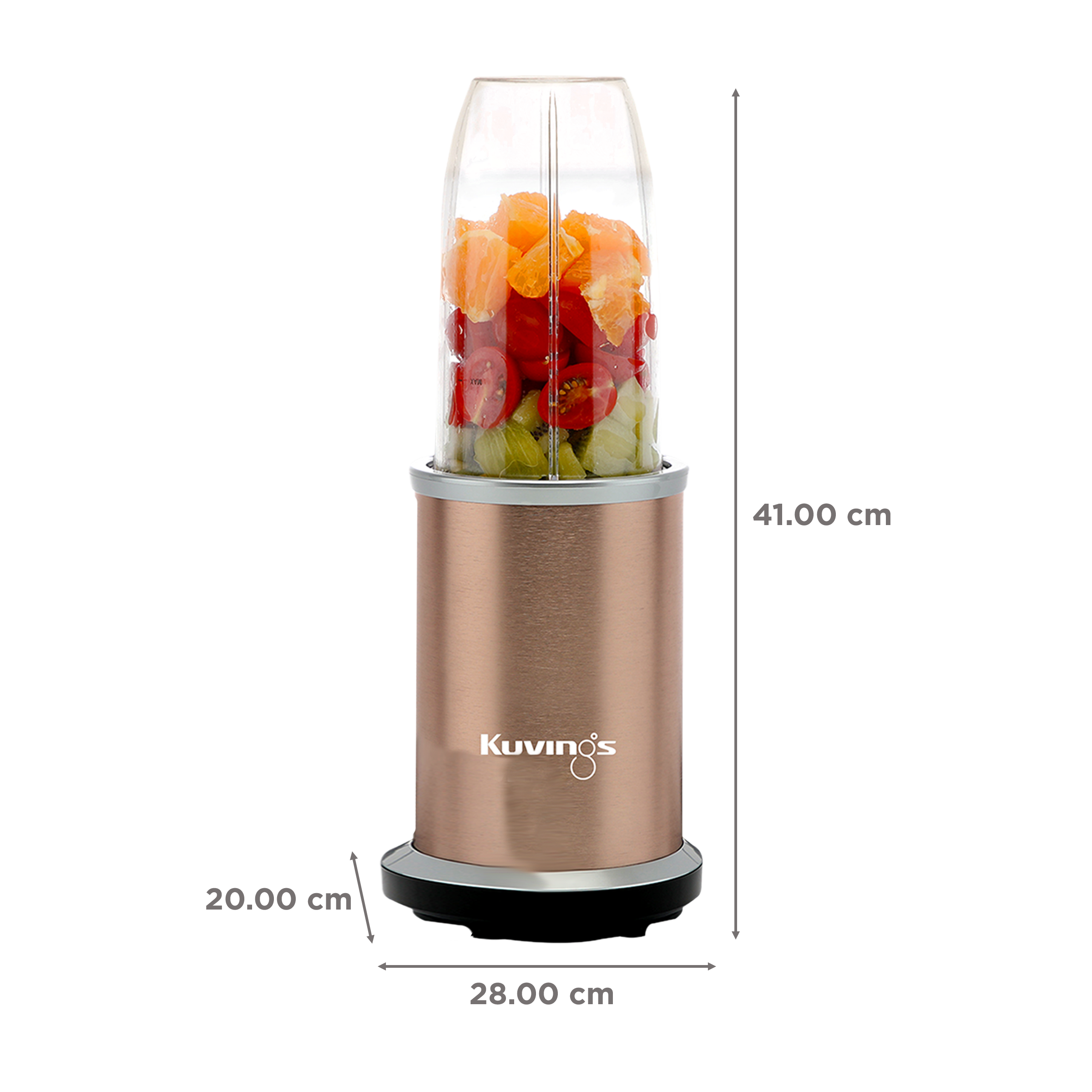 Kuvings Nutri Pro 1000 Watt 2 Jars Blender (22000 RPM, Durable & Super Quiet Motor, Champagne Gold) Kuvings Nutri Pro 1000 Watt 2 Jars Blender (22000 RPM, Durable & Super Quiet Motor, Champagne Gold)_3