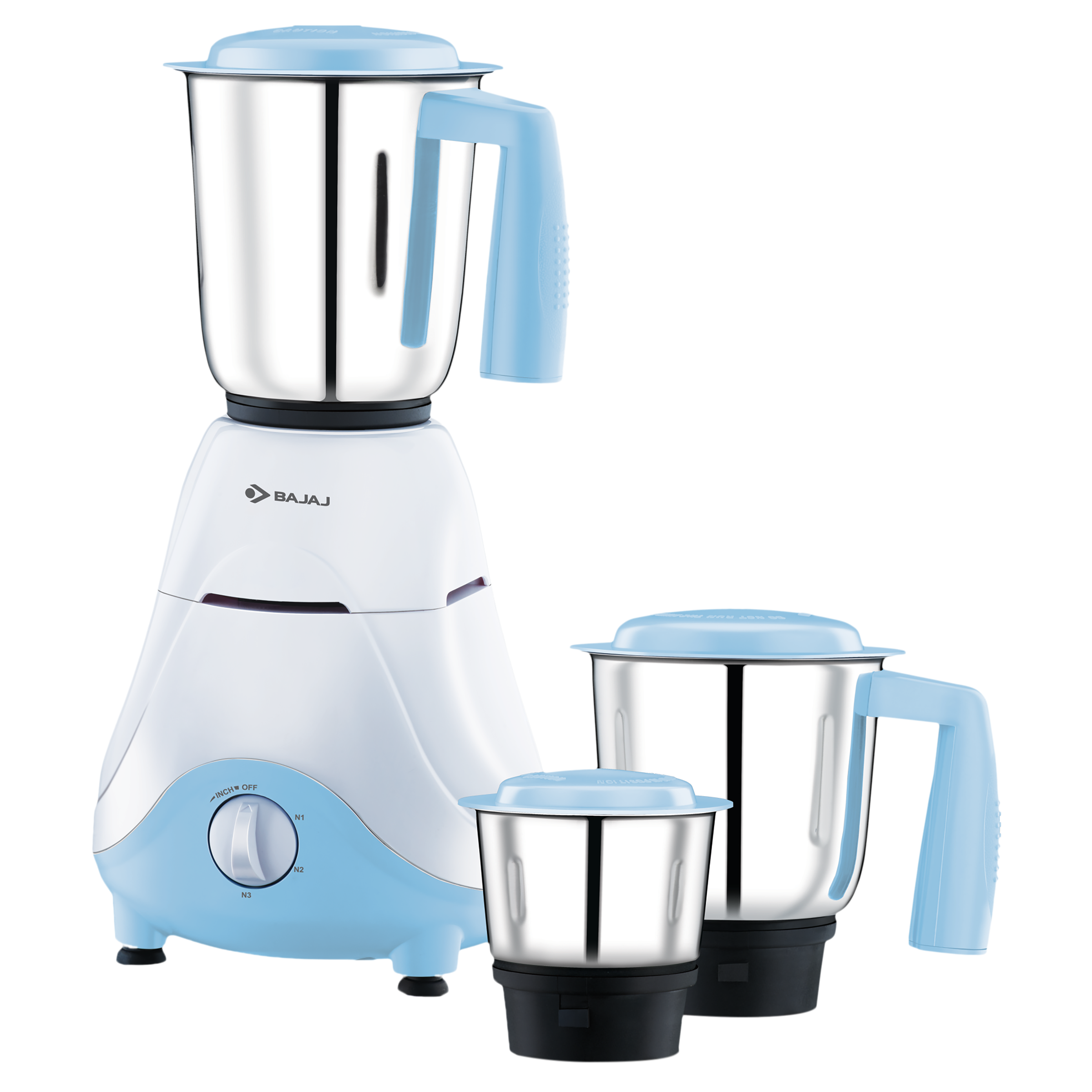 BAJAJ GX 500 Watt 3 Jars Mixer Grinder (18000 RPM, 3 Speed Control, White) BAJAJ GX 500 Watt 3 Jars Mixer Grinder (18000 RPM, 3 Speed Control, White)_1