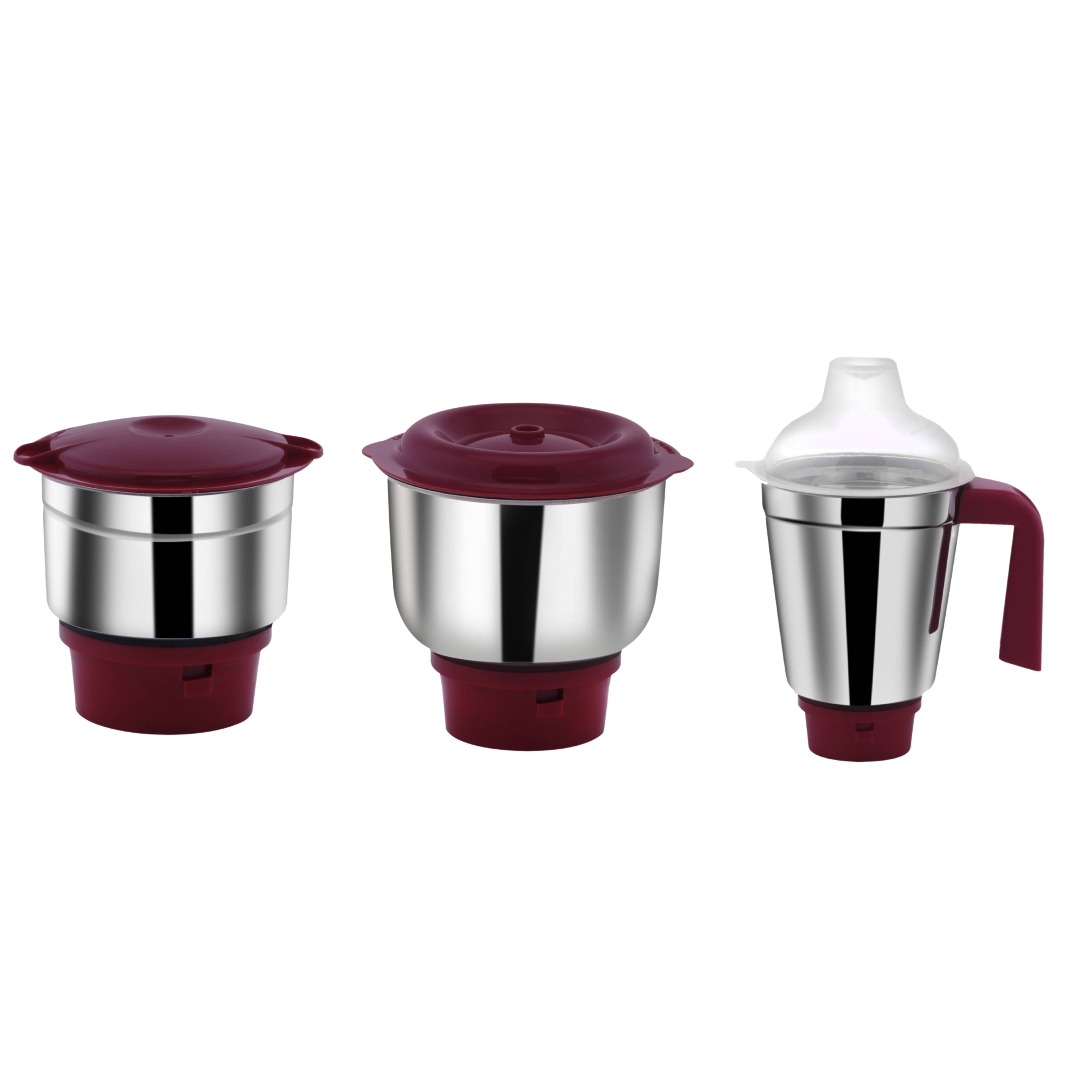 MAHARAJA WHITELINE MG 123 500 Watt 3 Jars Mixer Grinder (20000 RPM, 30 Minutes Operating Time, Cherry Red & White)_16