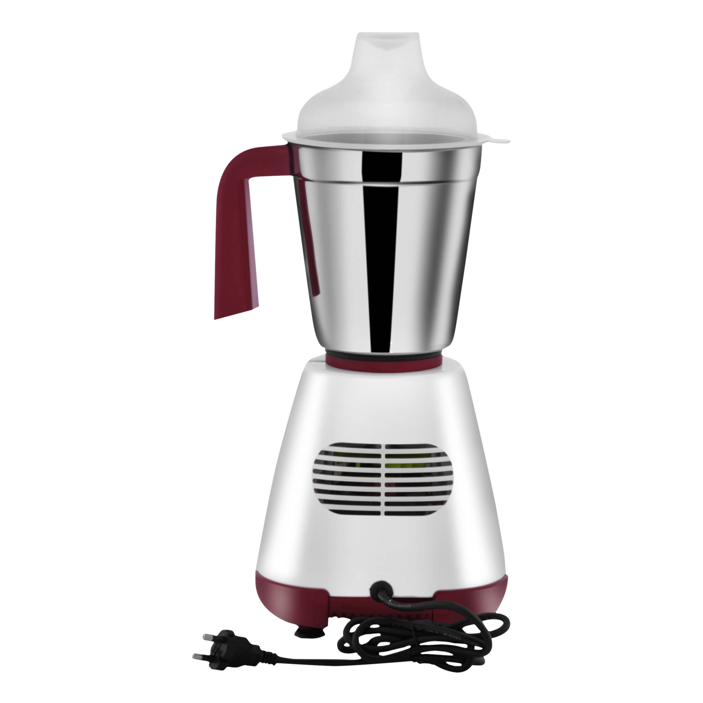 MAHARAJA WHITELINE MG 123 500 Watt 3 Jars Mixer Grinder (20000 RPM, 30 Minutes Operating Time, Cherry Red & White)_6