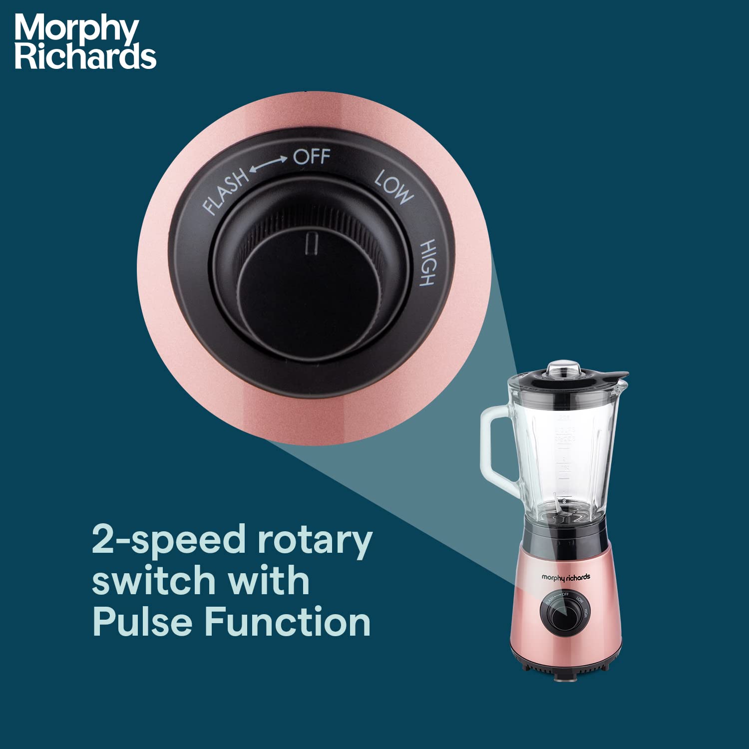 morphy richards Blendexpert 400 Watt 3 Jars Blender (25000 RPM, Powerful Copper Motor, Rose Gold)_5