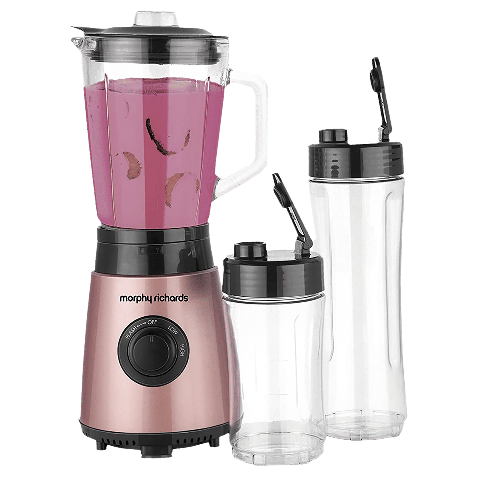 morphy richards Blendexpert 400 Watt 3 Jars Blender (25000 RPM, Powerful Copper Motor, Rose Gold)_6