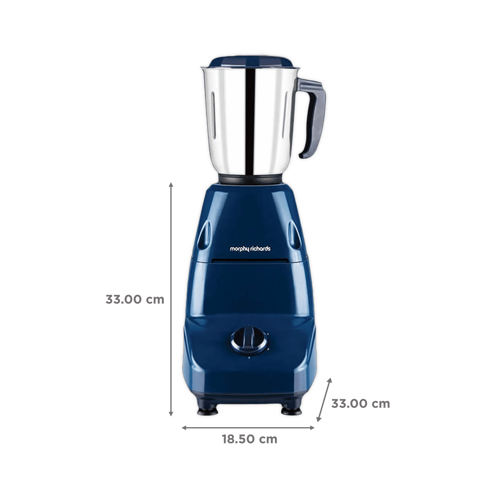 Morphy Richards Champ Neo 500 Watt 3 Jars Mixer Grinder (Overload Protection, Blue) Morphy Richards Champ Neo 500 Watt 3 Jars Mixer Grinder (Overload Protection, Blue)_3
