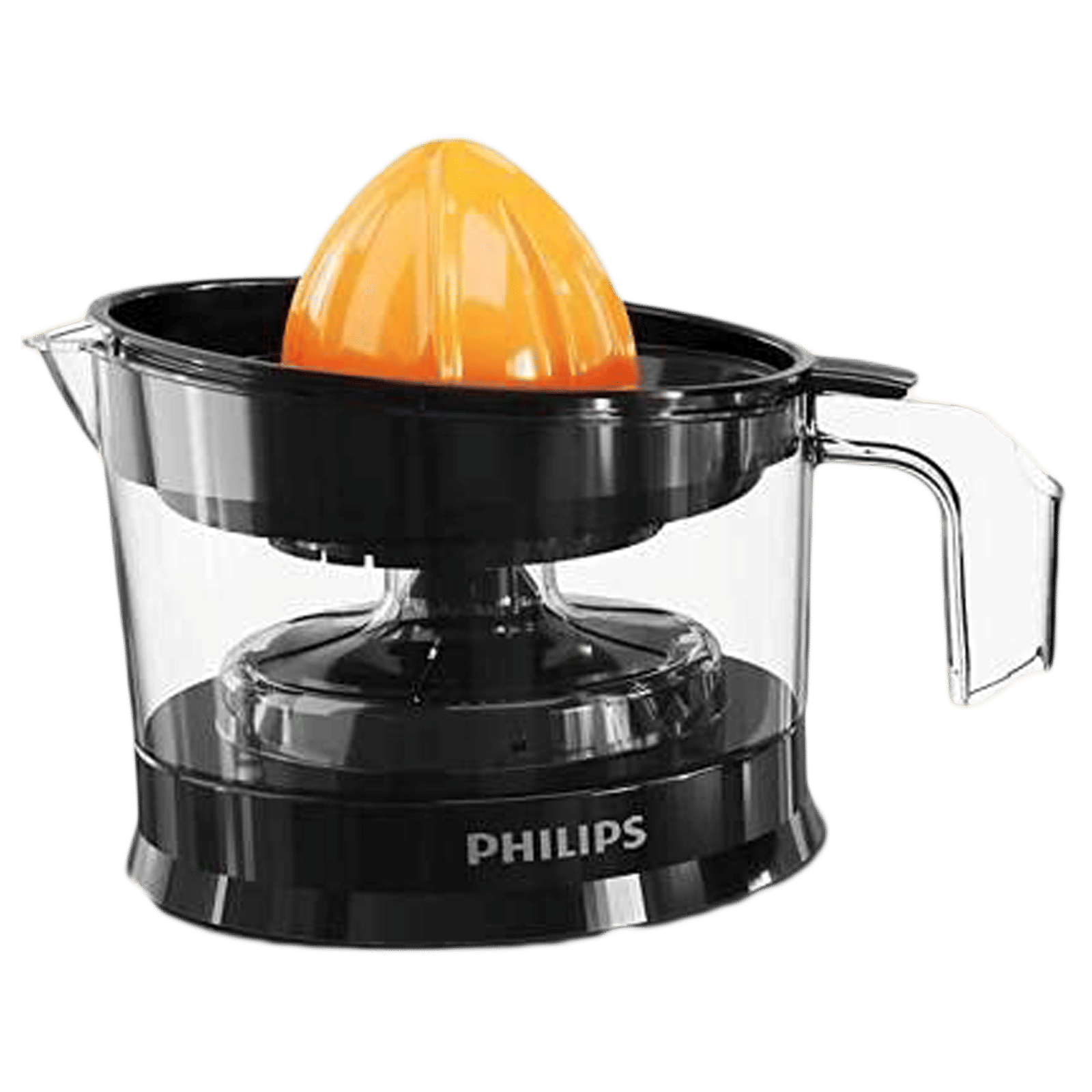 PHILIPS Daily Collection 25 Watt 1 Jar Citrus Press Juicer (2 Way Rotation, Black/Orange) PHILIPS Daily Collection 25 Watt 1 Jar Citrus Press Juicer (2 Way Rotation, Black/Orange)_1