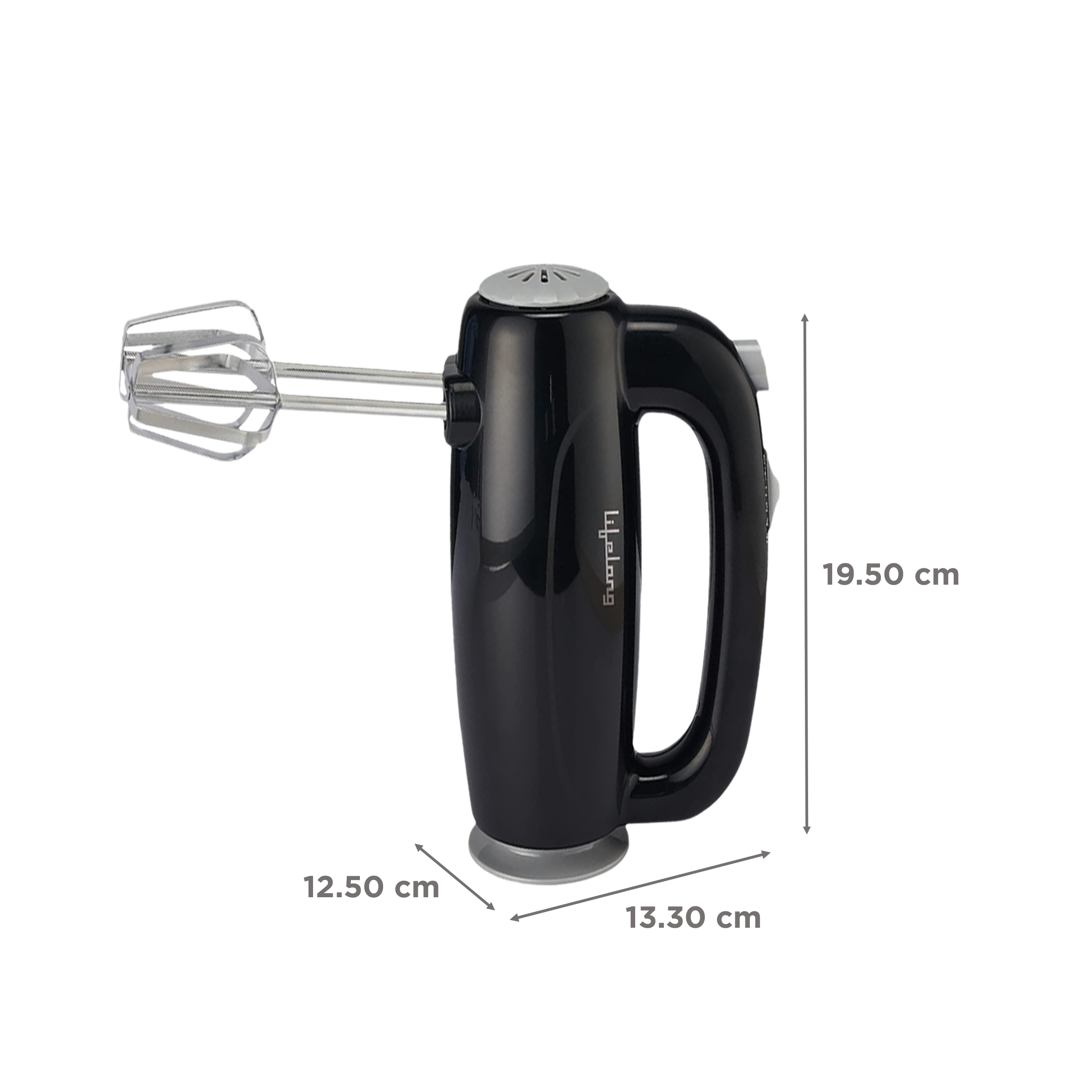 Lifelong Regalia 150 Watt 5 Speed Hand Mixer with 4 Attachments (Overheating Protection, Black)_3