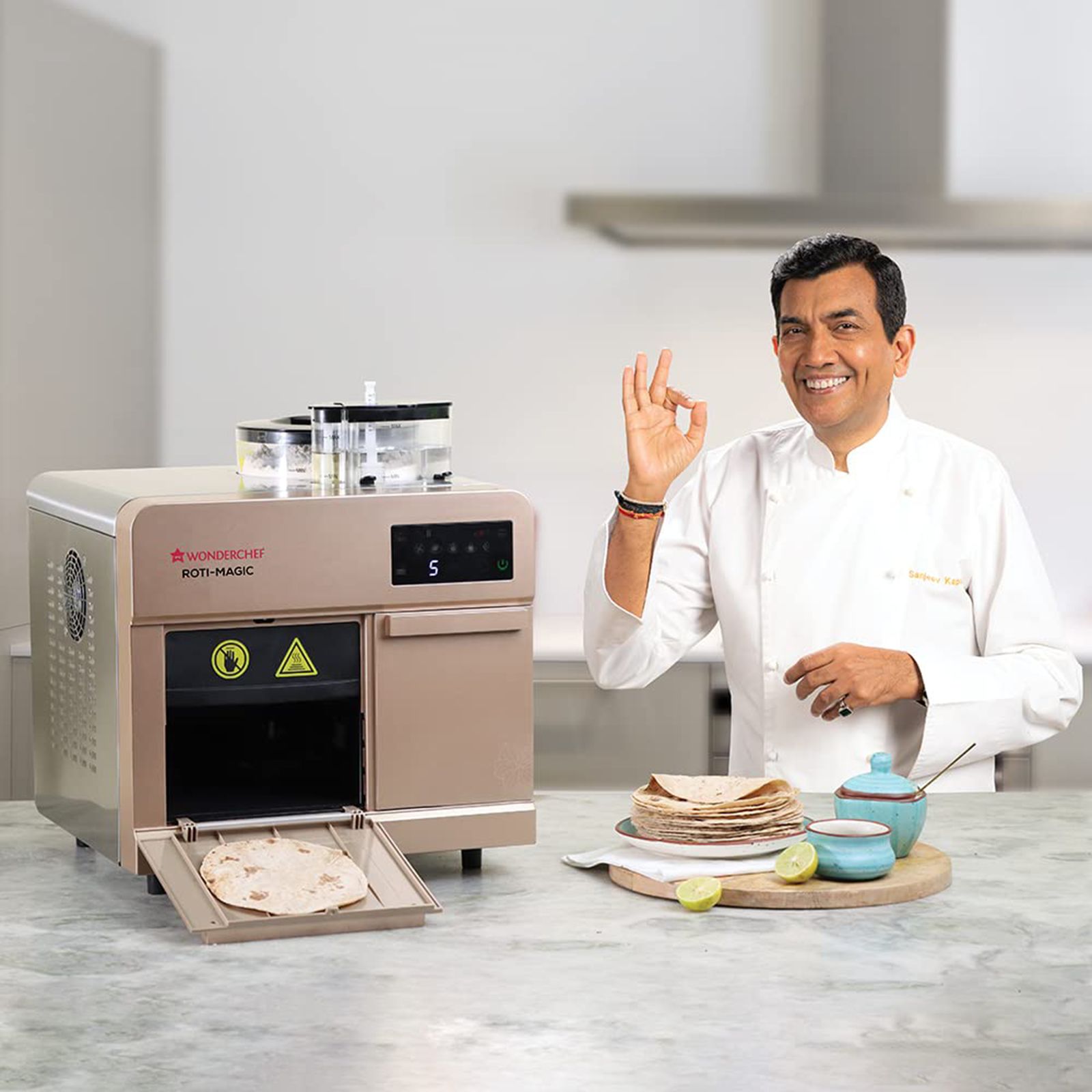 WONDERCHEF Roti-Magic 1900 Watts Roti Maker (15 Rotis within 13 Minutes, 63154563, Rose Pink) WONDERCHEF Roti-Magic 1900 Watts Roti Maker (15 Rotis within 13 Minutes, 63154563, Rose Pink)_8