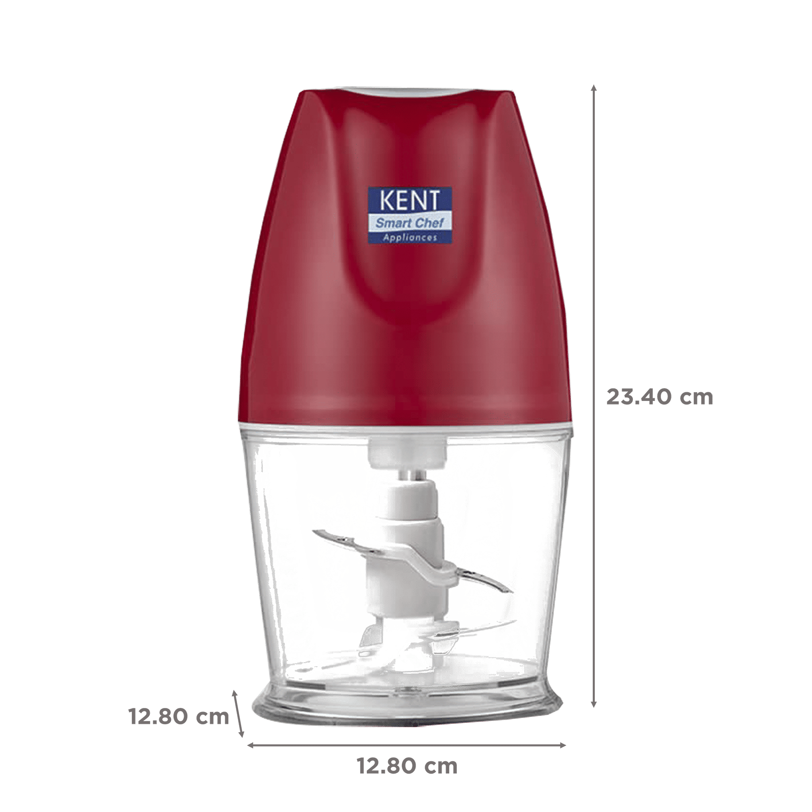KENT 250 Watt Vegetable Chopper with 2 Blades (Red)_3