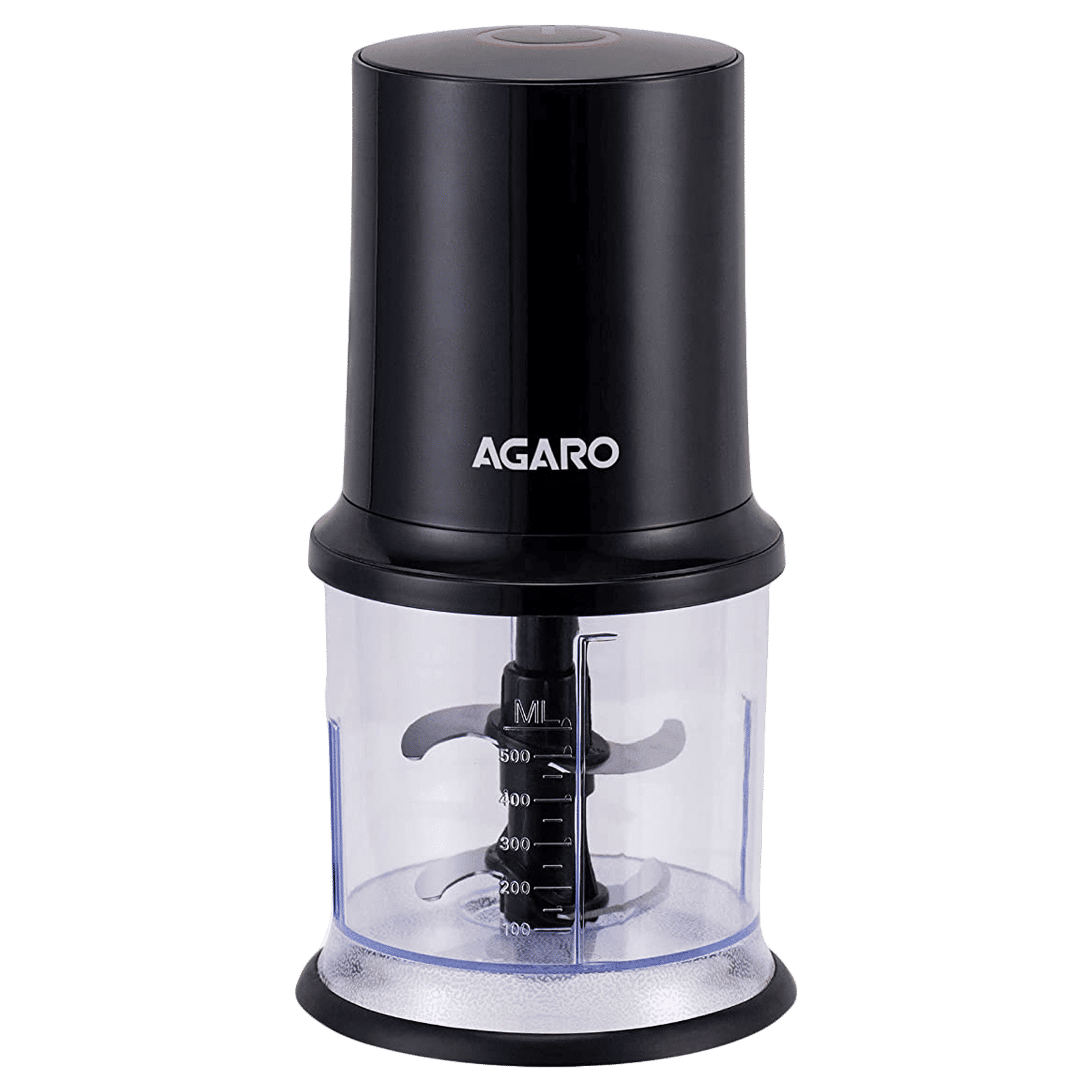 AGARO Elegant 400 Watt Electric Vegetable Chopper with 2 Blades (Black) AGARO Elegant 400 Watt Electric Vegetable Chopper with 2 Blades (Black)_1