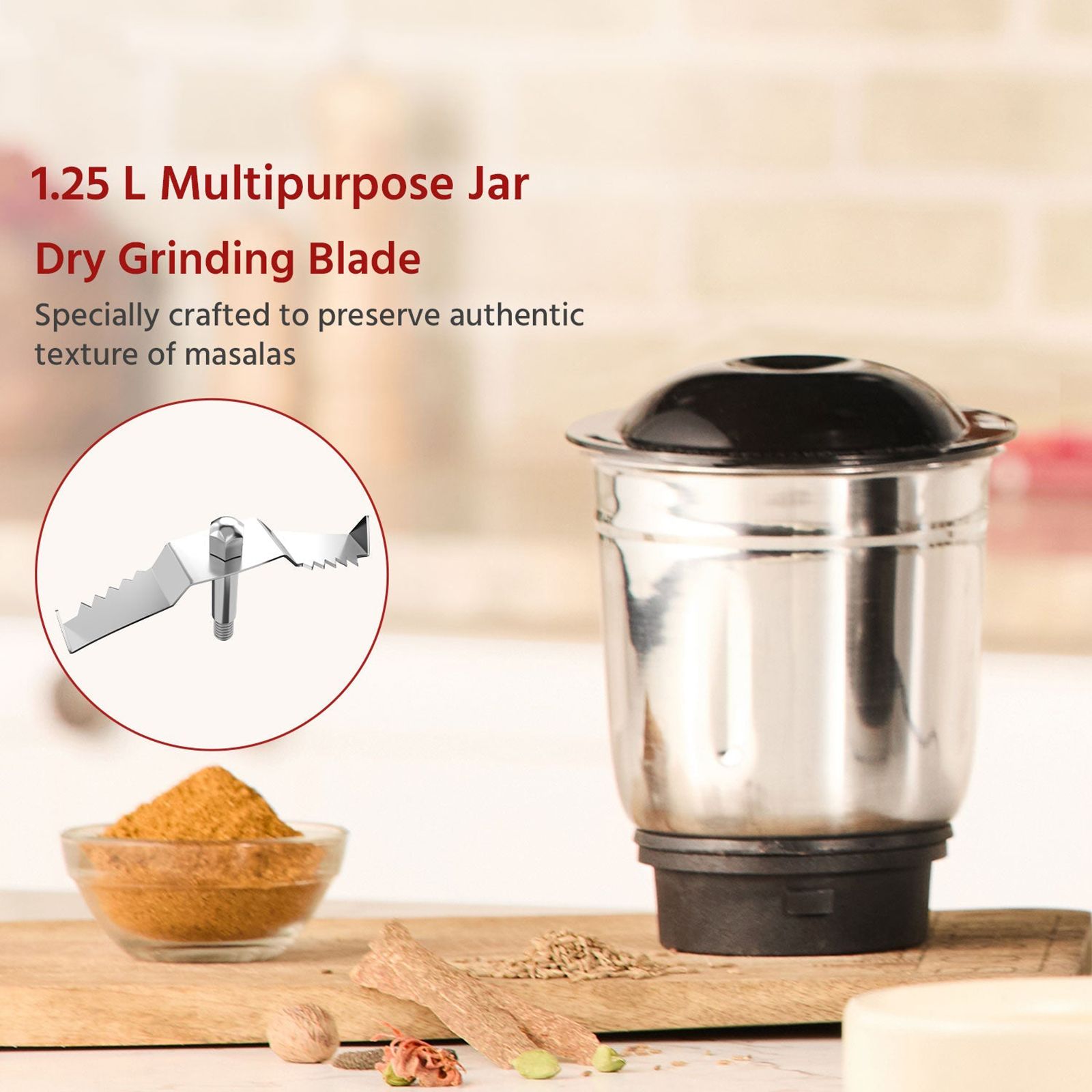 Lifelong Power Pro 500 Watt 3 Jars Mixer Grinder (18000 RPM, Overload Safety Button, Black) Lifelong Power Pro 500 Watt 3 Jars Mixer Grinder (18000 RPM, Overload Safety Button, Black)_9