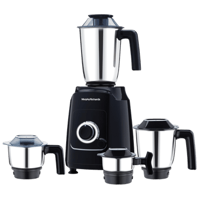 Morphy Richards Grindpro Maxx 1000 Watt 4 Jars Mixer Grinder (20000 RPM, Copper Motor, Black)