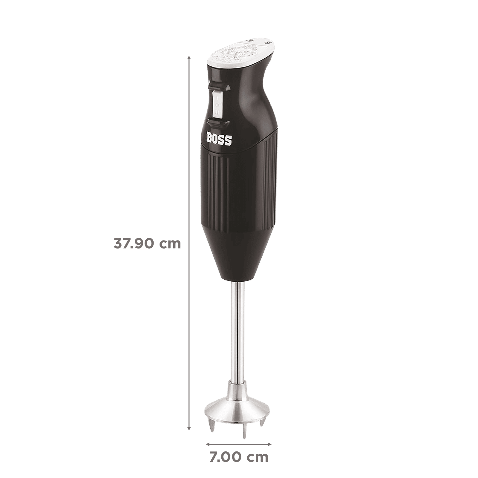BOSS B132 225 Watt 2 Speed Hand Blender (Stainless Steel Blades, Black) BOSS B132 225 Watt 2 Speed Hand Blender (Stainless Steel Blades, Black)_3