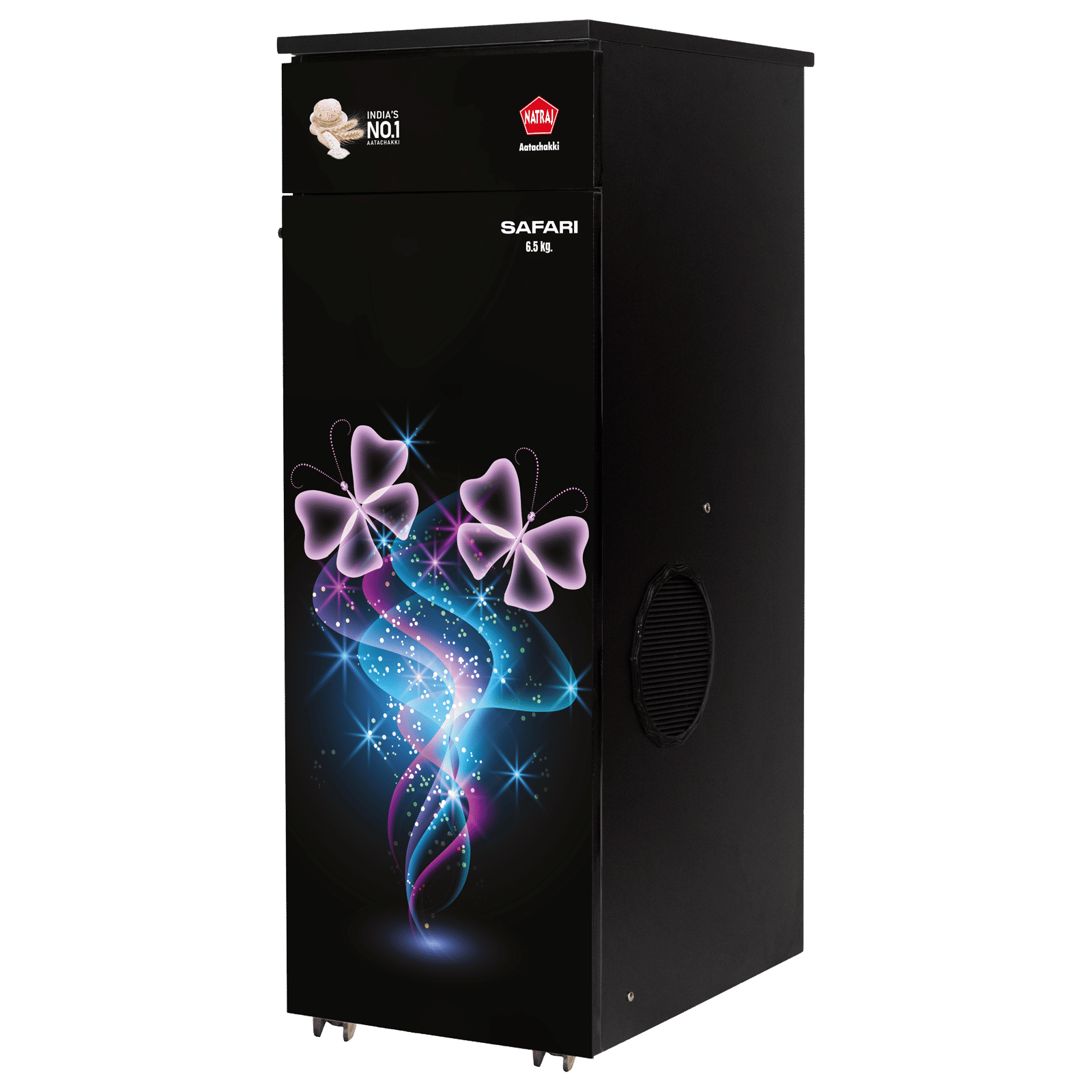 NATRAJ Safari 220 Watts 6.5 Kg Flour Mill Machine (AC110, Black)_5