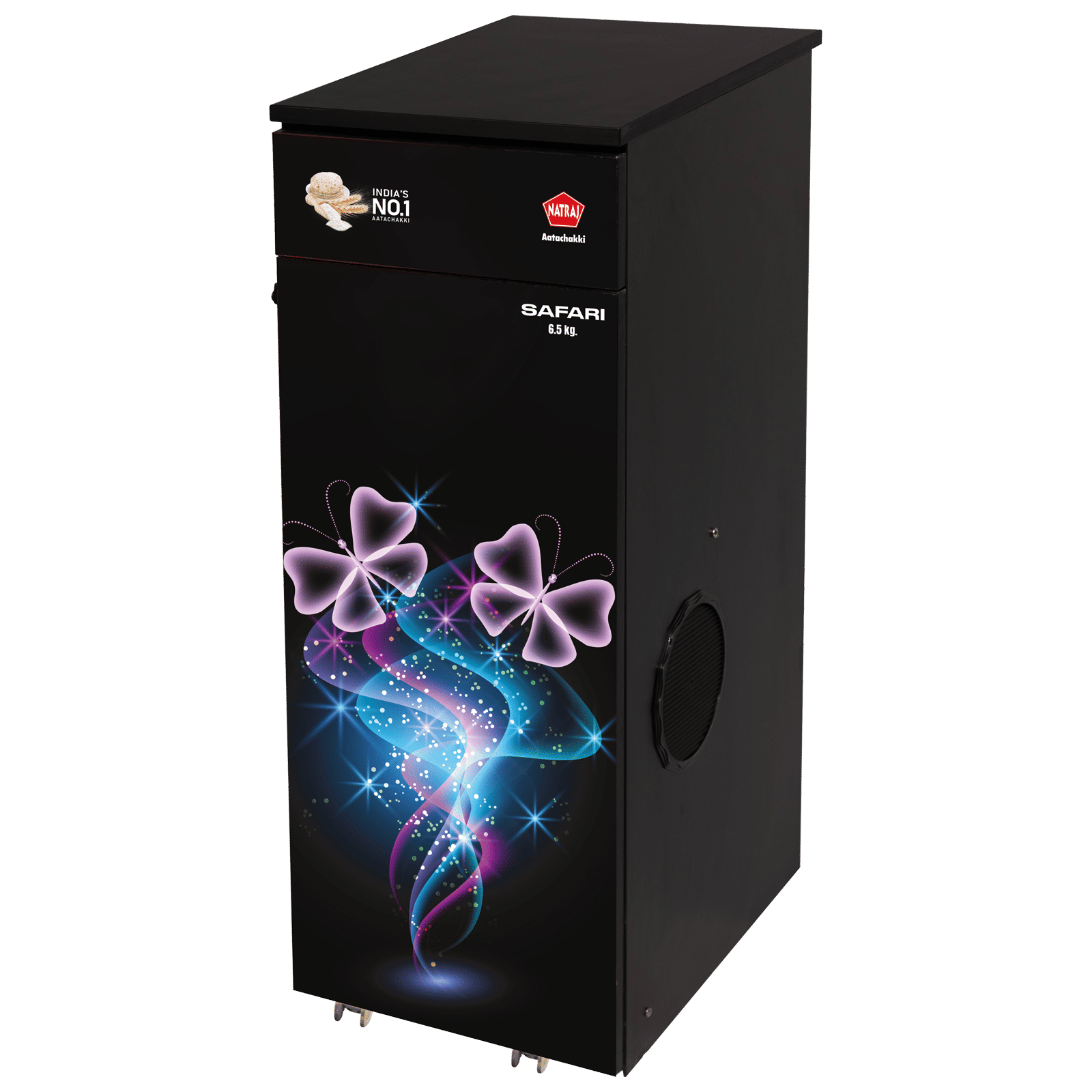 NATRAJ Safari 220 Watts 6.5 Kg Flour Mill Machine (AC110, Black)_6
