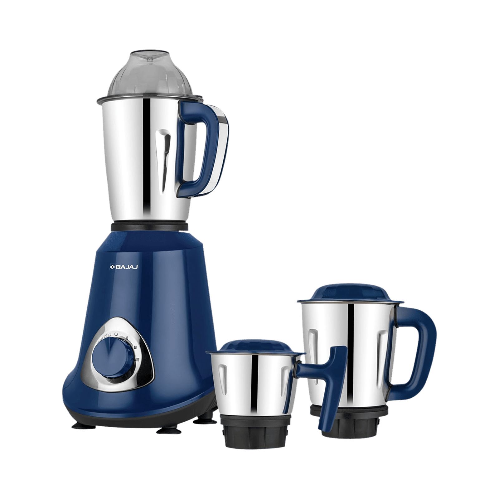 BAJAJ Military Series Glamore 800 Watt 3 Jars Mixer Grinder (20000 RPM, Auto Switch Off, Royal Blue)_4