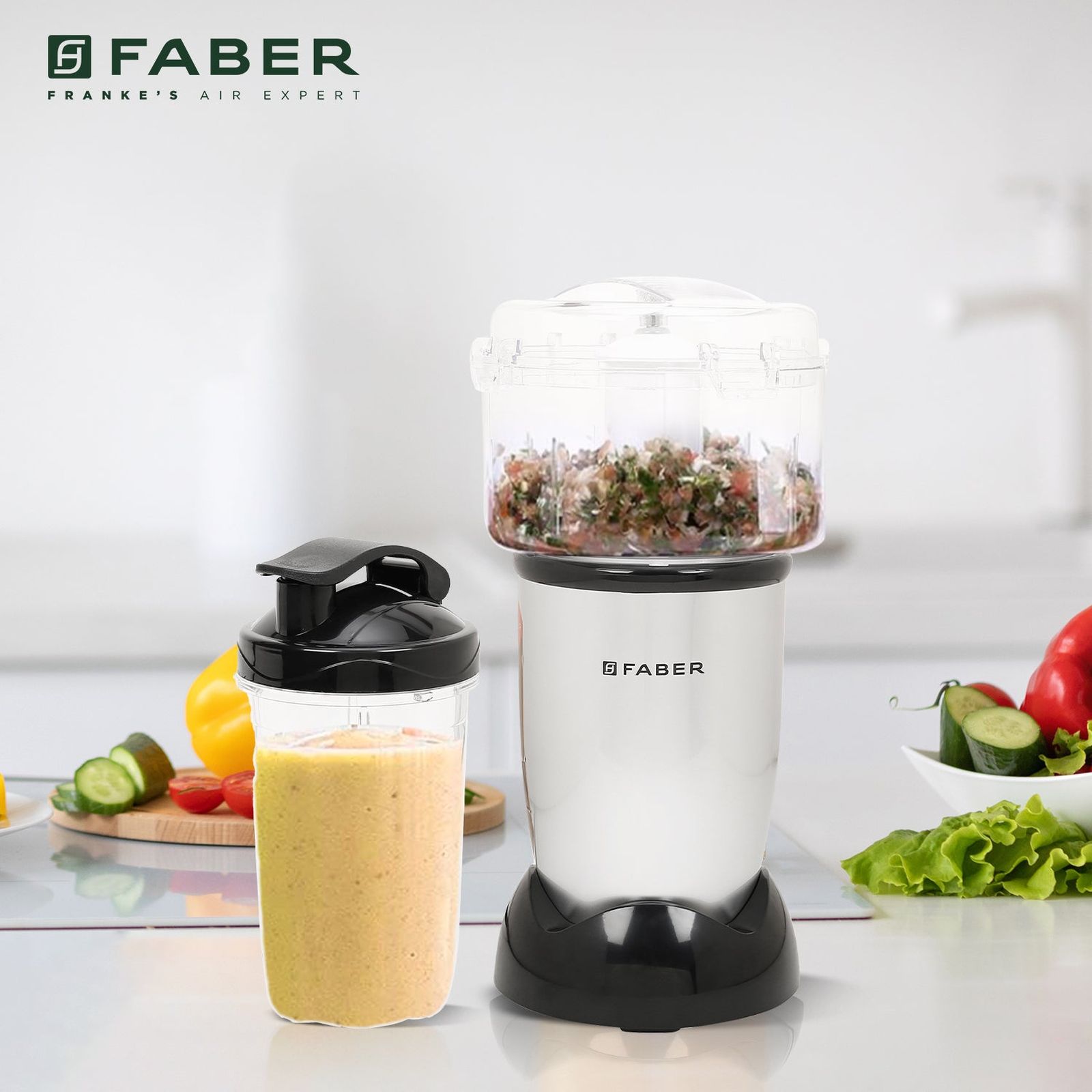 FABER Sportz 400 Watt 3 Jars Mixer Grinder Blender (20000 RPM, Precise Overheat Protector, Silver) FABER Sportz 400 Watt 3 Jars Mixer Grinder Blender (20000 RPM, Precise Overheat Protector, Silver)_19