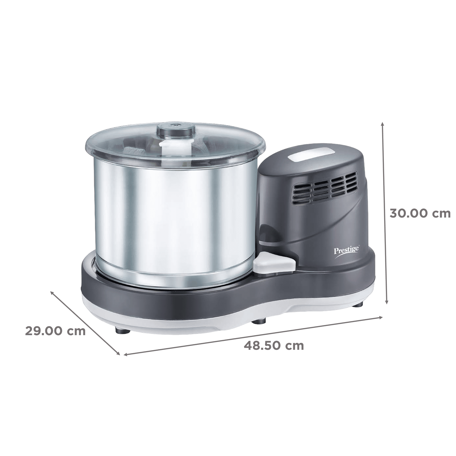 Prestige 2 Litres 2 Stones Wet Grinder (Stainless Steel Drum, Black) Prestige 2 Litres 2 Stones Wet Grinder (Stainless Steel Drum, Black)_3