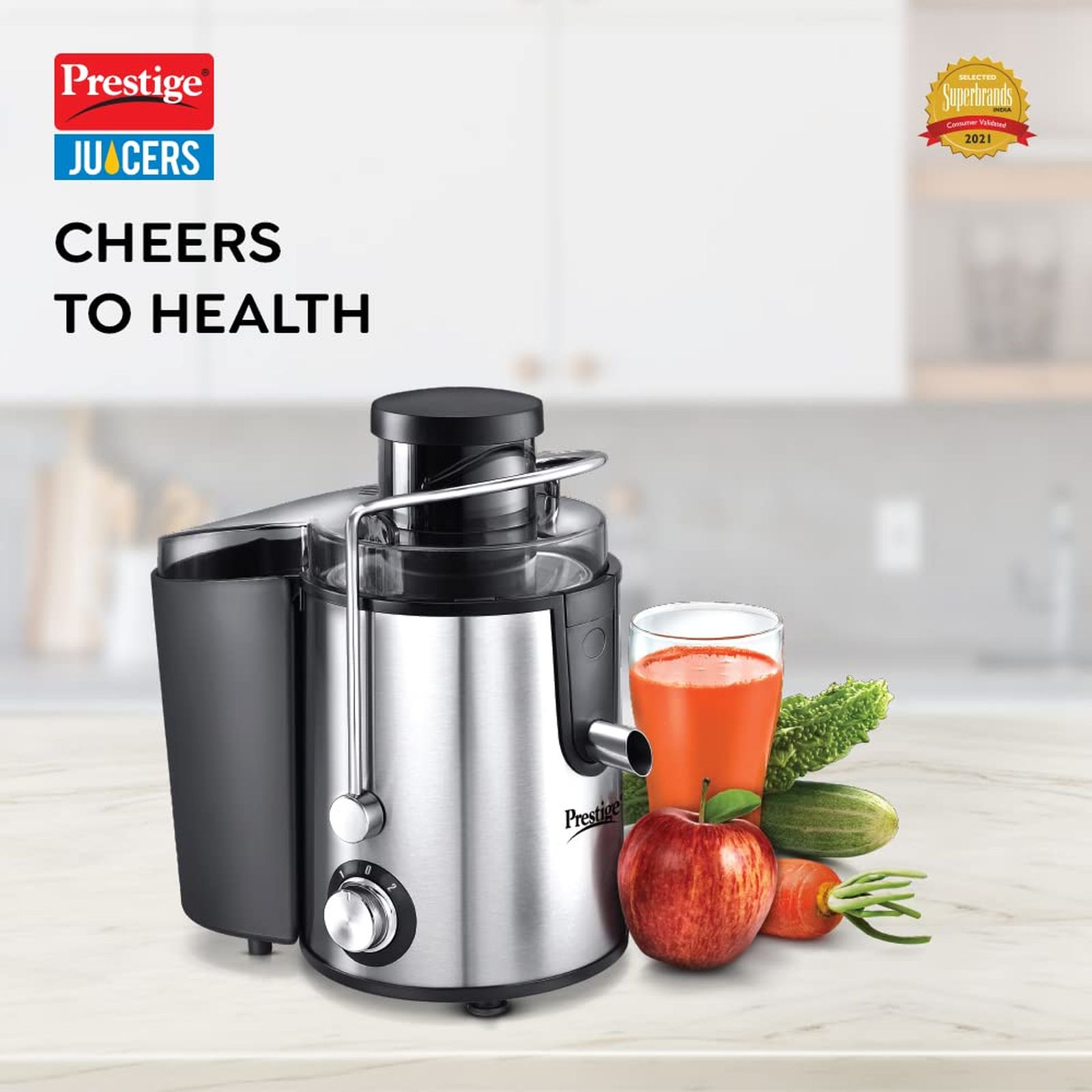 Prestige PCJ 7 500 Watt Centrifugal Juicer Mixer Grinder (Pulp Control, Black) Prestige PCJ 7 500 Watt Centrifugal Juicer Mixer Grinder (Pulp Control, Black)_4