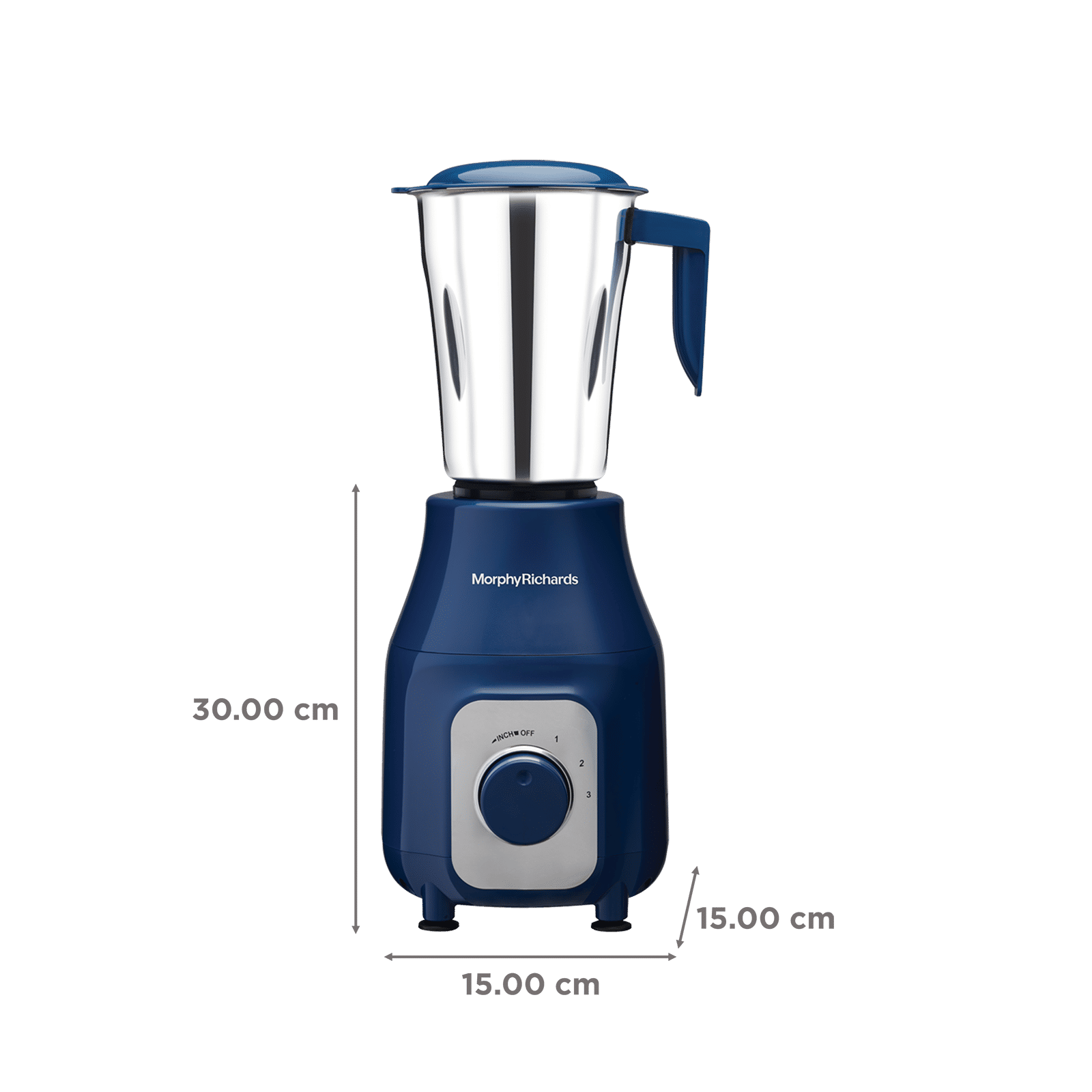 Morphy Richards Tetra Blend 750 Watt 4 Jars Juicer Mixer Grinder (20000 RPM, Overload Protection, Blue and Chrome) Morphy Richards Tetra Blend 750 Watt 4 Jars Juicer Mixer Grinder (20000 RPM, Overload Protection, Blue and Chrome)_2