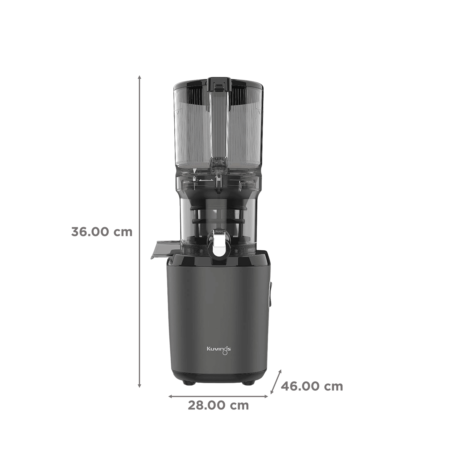 Kuvings Auto 6 GM 200 Watt 2 Jars Cold Press Juicer (Patented JMCS Technology, Black)_2