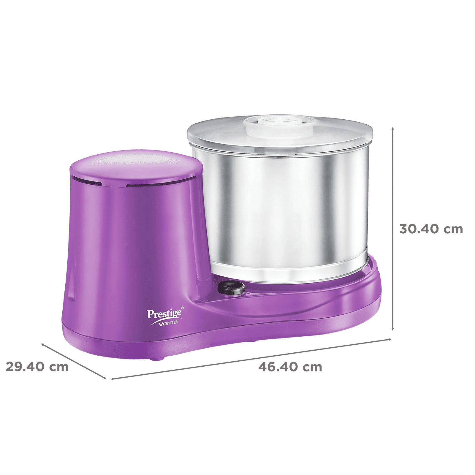 Prestige Verna 2 Litres 2 Stones Wet Grinder (Heavy Duty Motor, Purple)_2