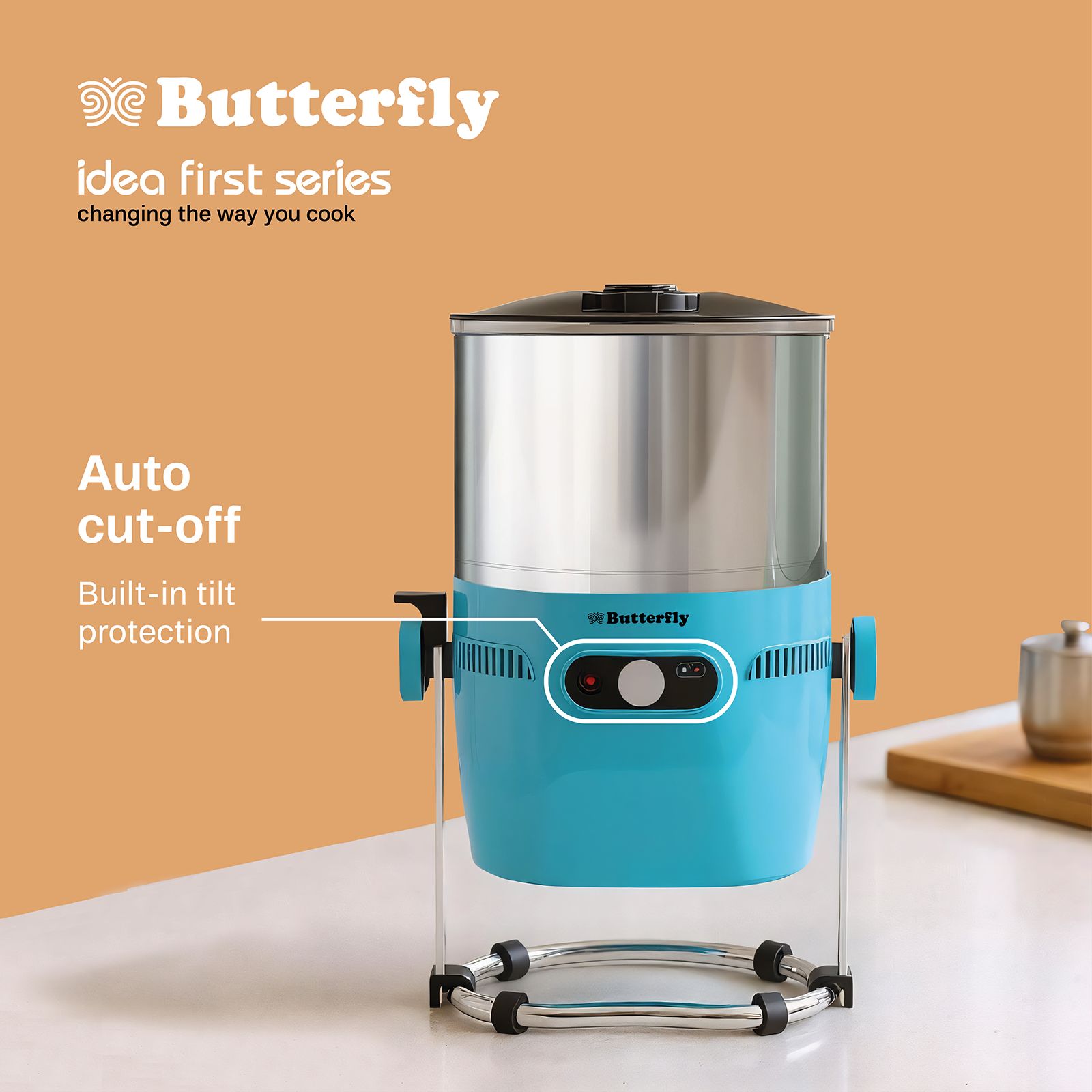 Butterfly Orchid Plus 2 Litres 2 Stones Wet Grinder with Coconut Scrapper & Atta Kneader (Blue) Butterfly Orchid Plus 2 Litres 2 Stones Wet Grinder with Coconut Scrapper & Atta Kneader (Blue)_5