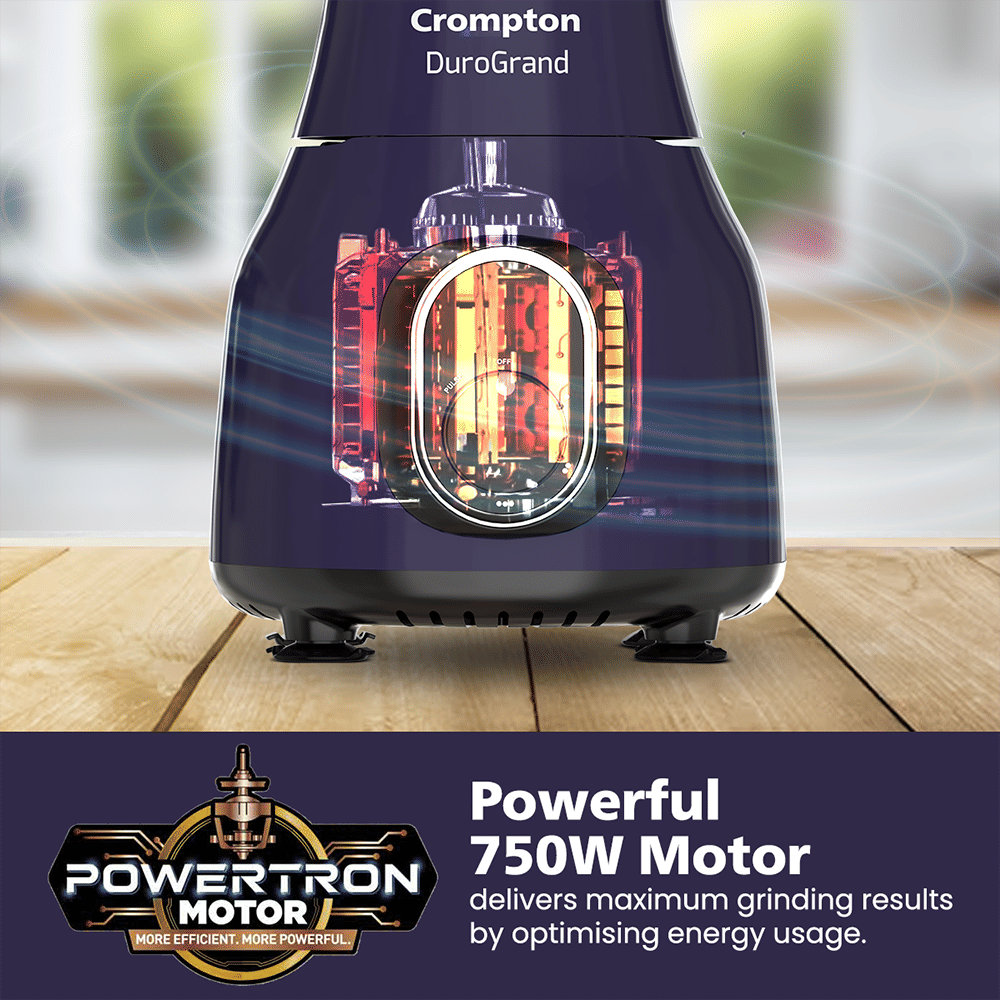 Crompton DuroGrand 750 Watt 5 Jars Mixer Grinder (Motor Vent X Technology, Black & Purple)_5