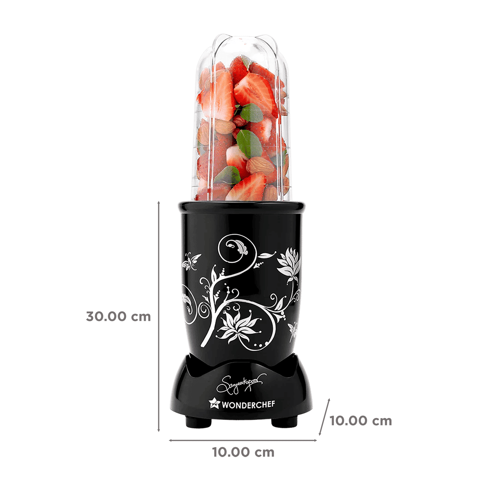 WONDERCHEF Nutri-blend 500 Watt 2 Jars Mixer Grinder Blender (22000 RPM, Powerful Motor, Black) WONDERCHEF Nutri-blend 500 Watt 2 Jars Mixer Grinder Blender (22000 RPM, Powerful Motor, Black)_3