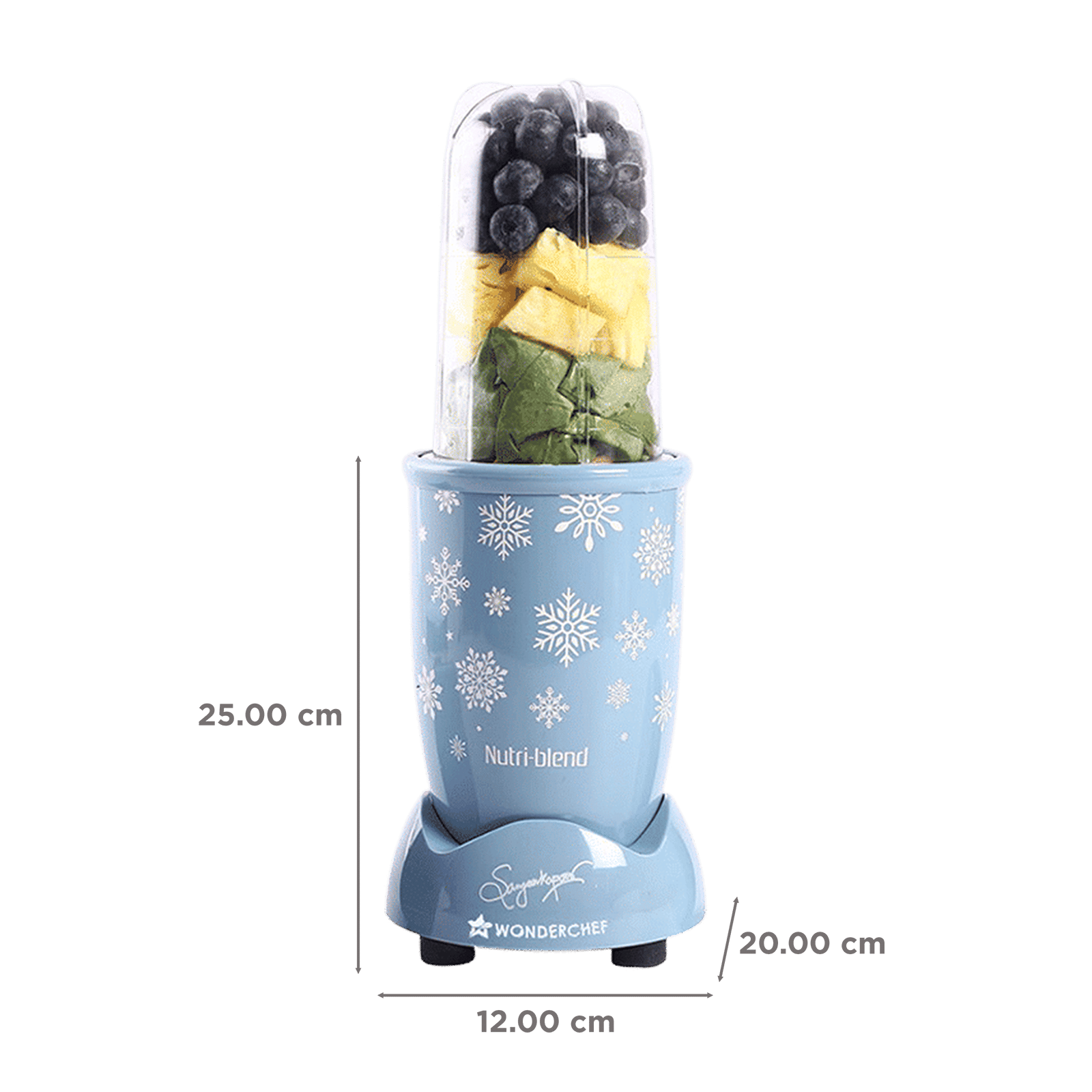 WONDERCHEF Nutri-blend Snowflakes 500 Watt 2 Jars Mixer Grinder Blender (22000 RPM, Powerful Motor, Blue) WONDERCHEF Nutri-blend Snowflakes 500 Watt 2 Jars Mixer Grinder Blender (22000 RPM, Powerful Motor, Blue)_3