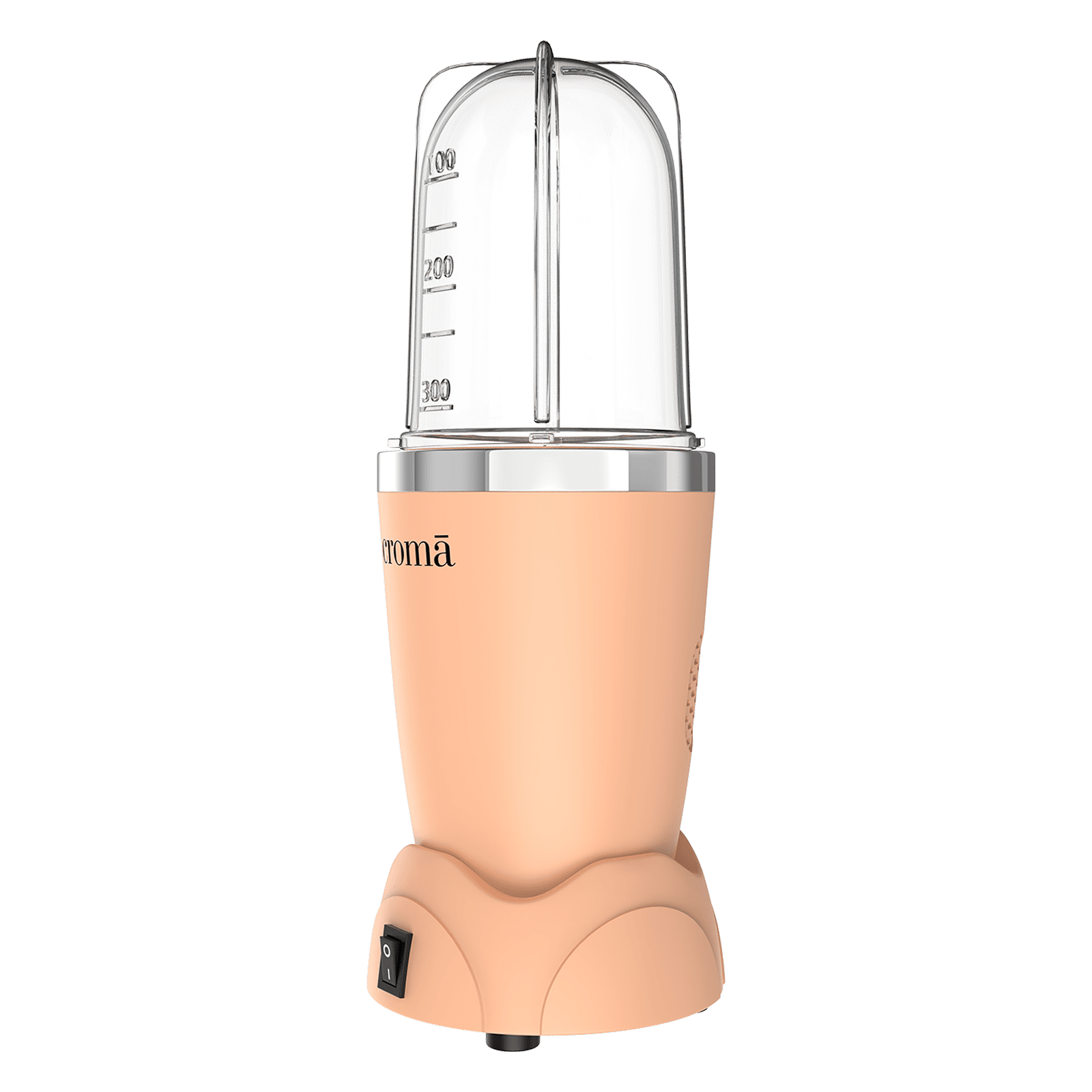 Croma Nutri 450 Watt 3 Jars Mixer Grinder Blender (19000 RPM, One Touch Operation, Peach)_11