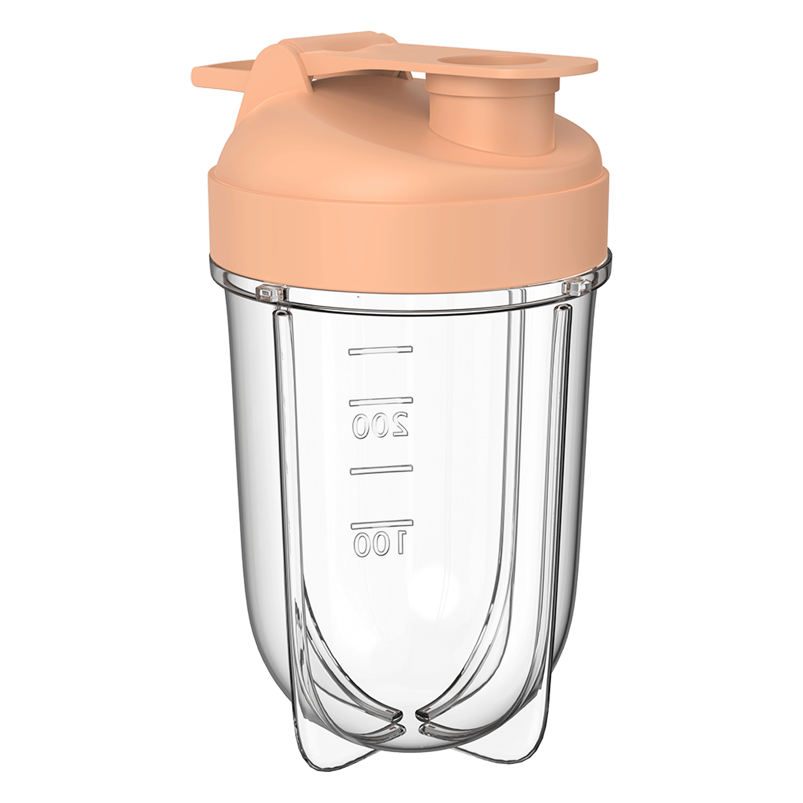 Croma Nutri 450 Watt 3 Jars Mixer Grinder Blender (19000 RPM, One Touch Operation, Peach)_5