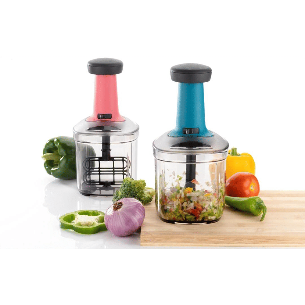 MILCENT Big Vegetable Chopper with 5 Blades (Pink) MILCENT Big Vegetable Chopper with 5 Blades (Pink)_2