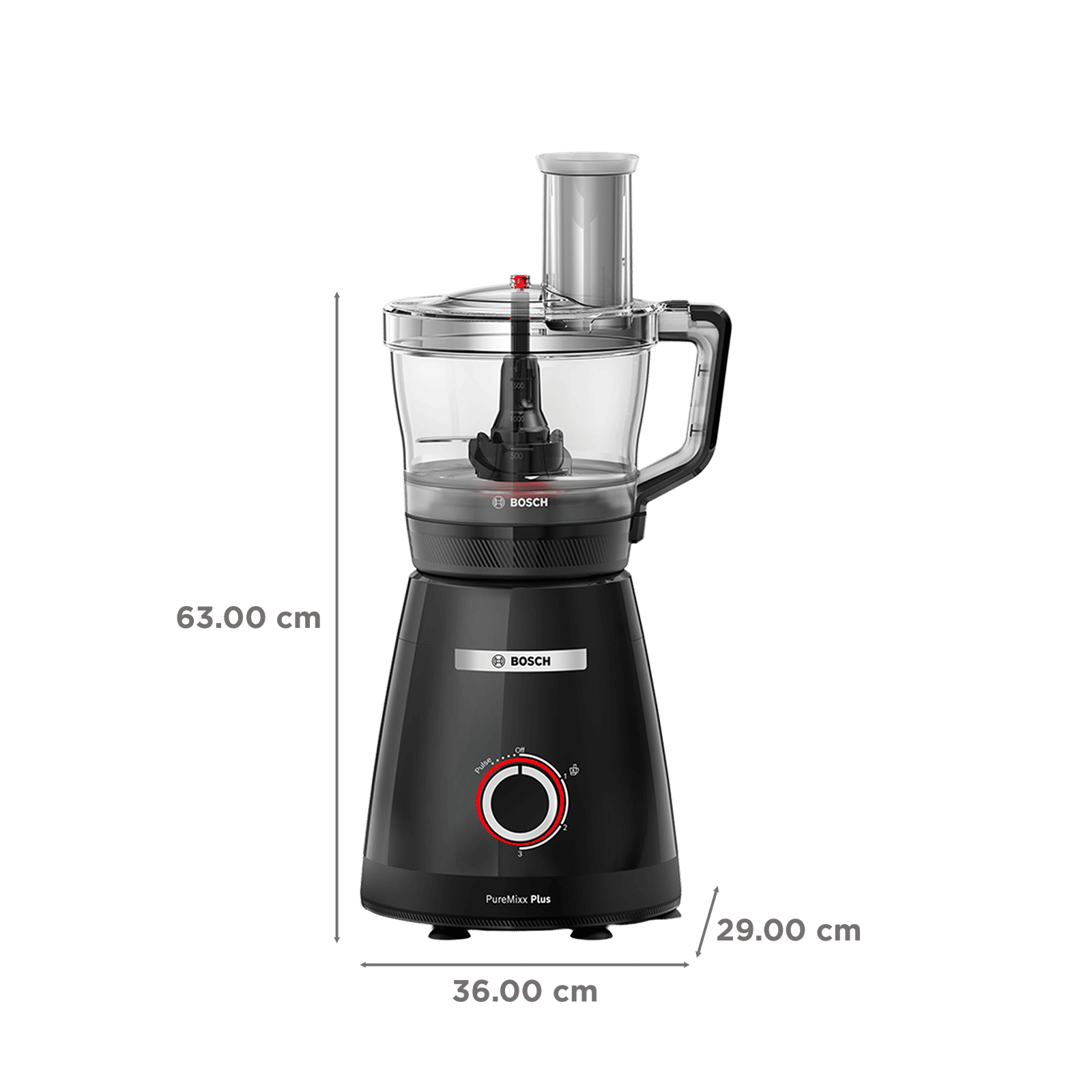 Bosch PureMixx 800 Watt 5 Jars Mixer Grinder (22500 RPM, Patented Stone Pounding Technology, Black) Bosch PureMixx 800 Watt 5 Jars Mixer Grinder (22500 RPM, Patented Stone Pounding Technology, Black)_3