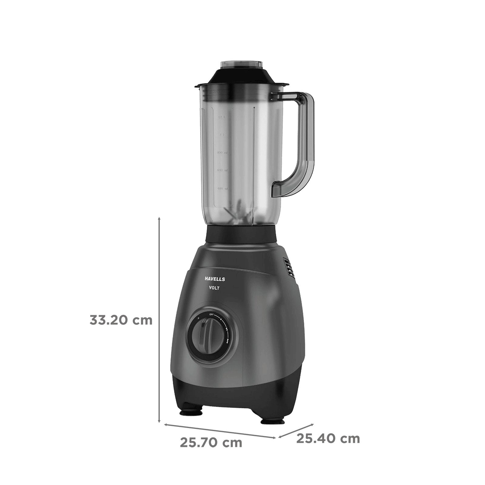 Havells Volt 750 Watt 4 Jars Mixer Grinder (21000 RPM, Grey)_3