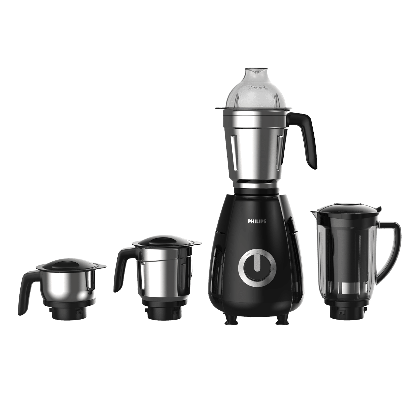 PHILIPS 1000 Watt 4 Jars Mixer Grinder (21000 RPM, Secure Lock Mechanism, Black) PHILIPS 1000 Watt 4 Jars Mixer Grinder (21000 RPM, Secure Lock Mechanism, Black)_1