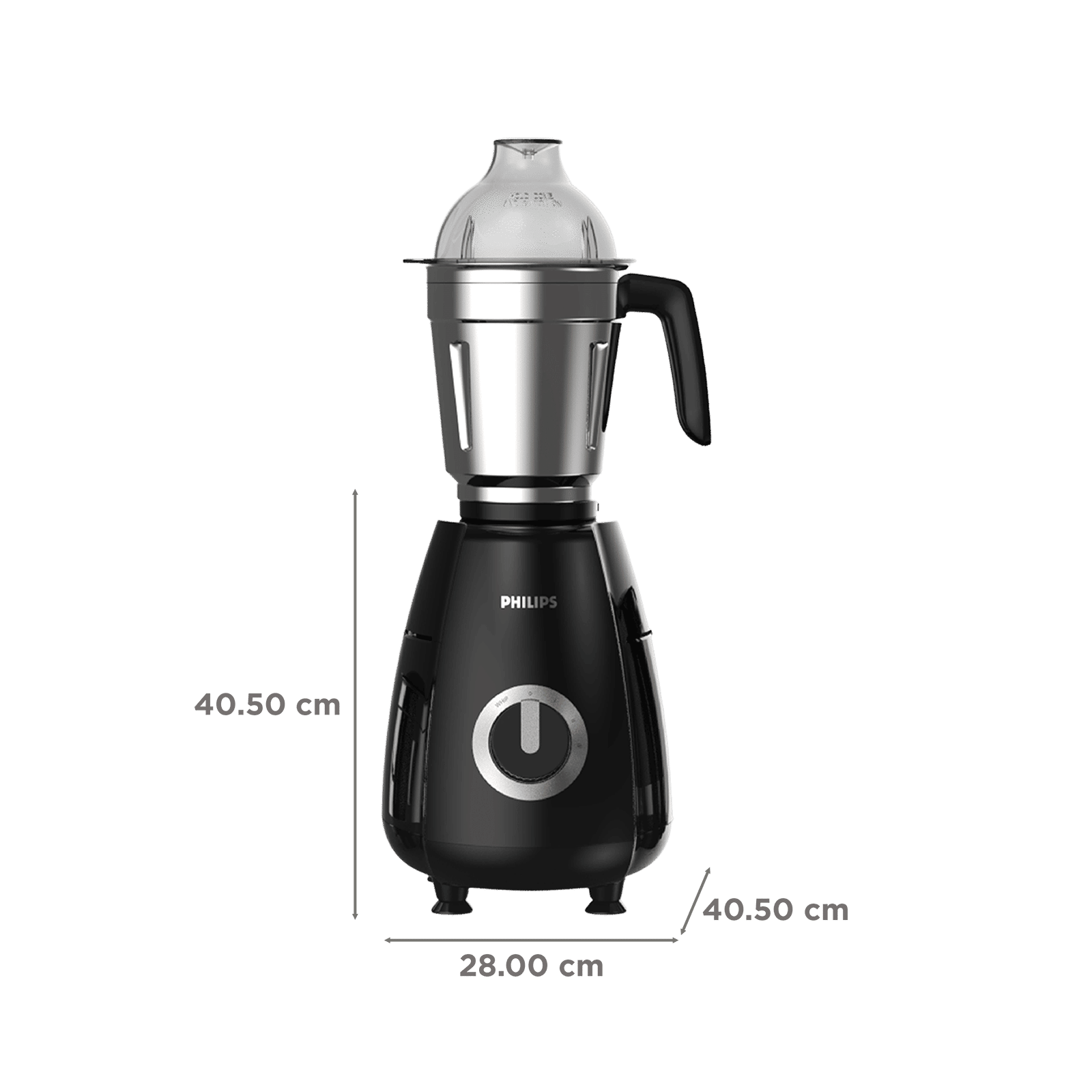 PHILIPS 1000 Watt 4 Jars Mixer Grinder (21000 RPM, Secure Lock Mechanism, Black) PHILIPS 1000 Watt 4 Jars Mixer Grinder (21000 RPM, Secure Lock Mechanism, Black)_3