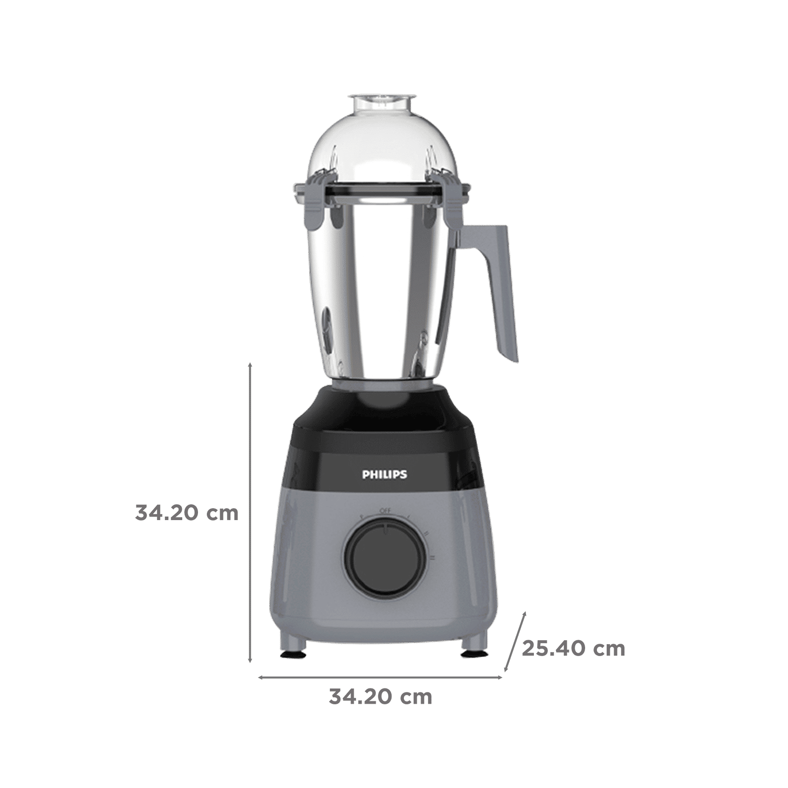 PHILIPS HR7001/01 750 Watt 4 Jars Mixer Grinder (21000 RPM, Ergonomic Grip, Grey) PHILIPS HR7001/01 750 Watt 4 Jars Mixer Grinder (21000 RPM, Ergonomic Grip, Grey)_3