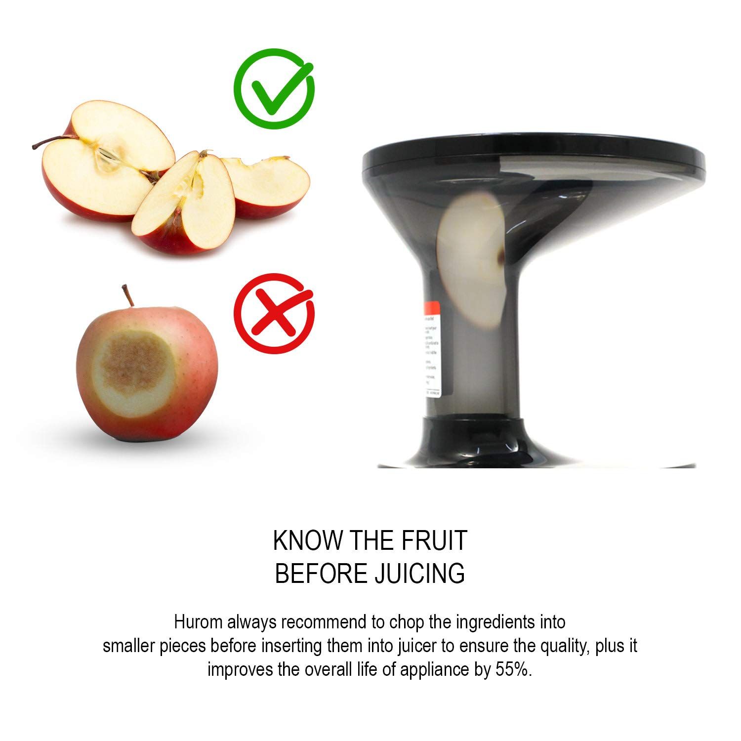 Hurom Easy Series 150 Watt Cold Press Juicer (43 RPM, Quiet Operation, Black Pearl)_9