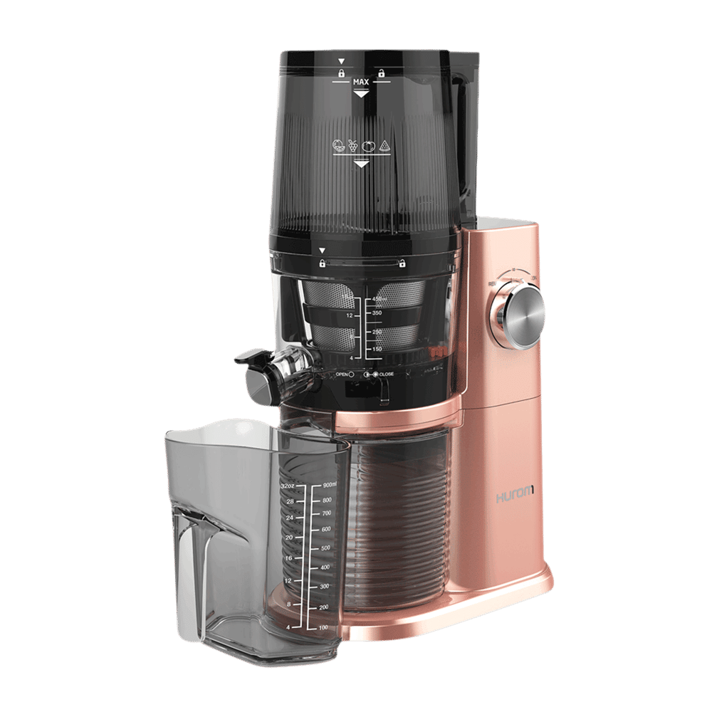 Hurom H-AI Series 200 Watt Cold Press Slow Juicer (60 RPM, Latest Squeezing Technology, Rose Gold)_1