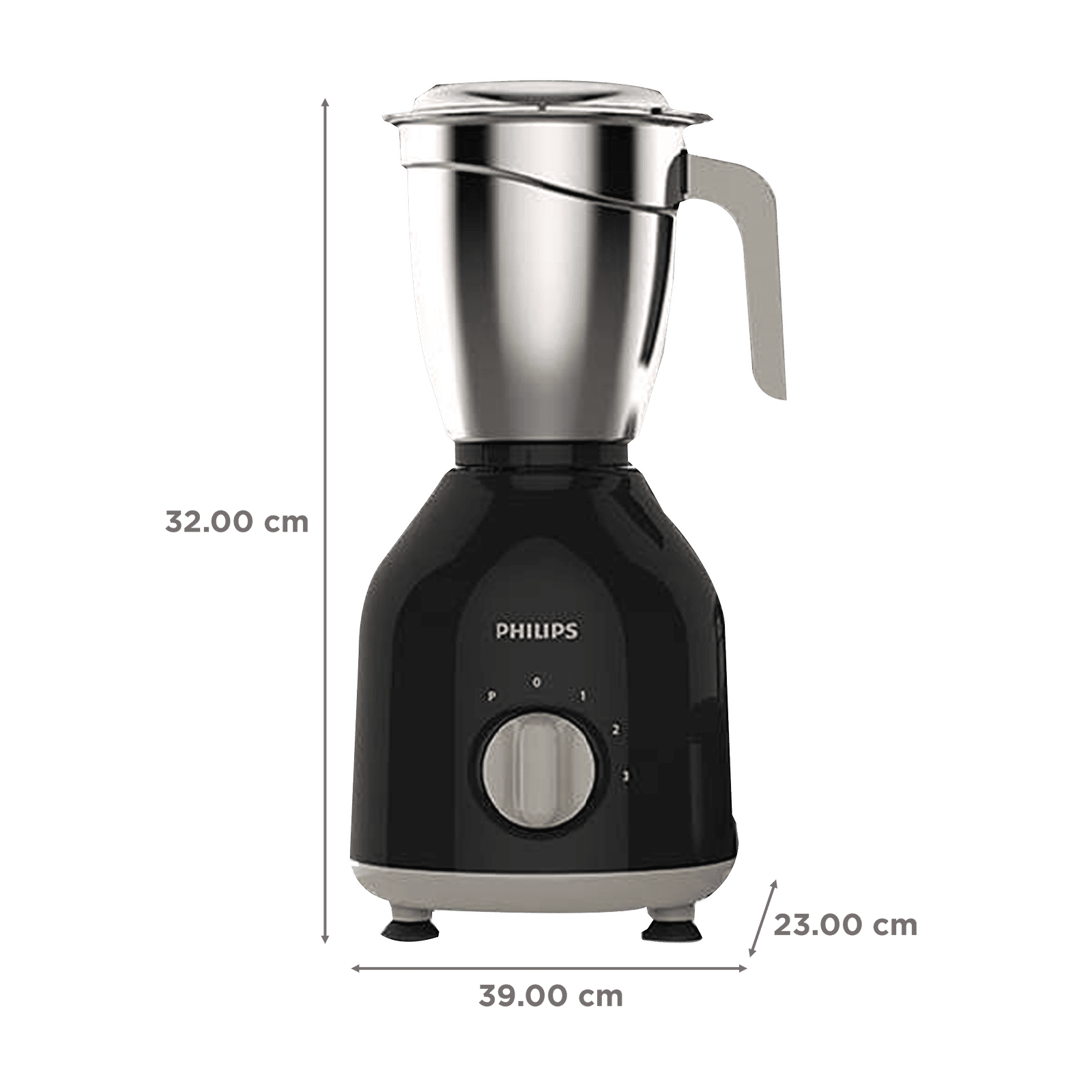 PHILIPS Daily Collection 750 Watt 3 Jars Mixer Grinder (Turbo Motor, Black) PHILIPS Daily Collection 750 Watt 3 Jars Mixer Grinder (Turbo Motor, Black)_3