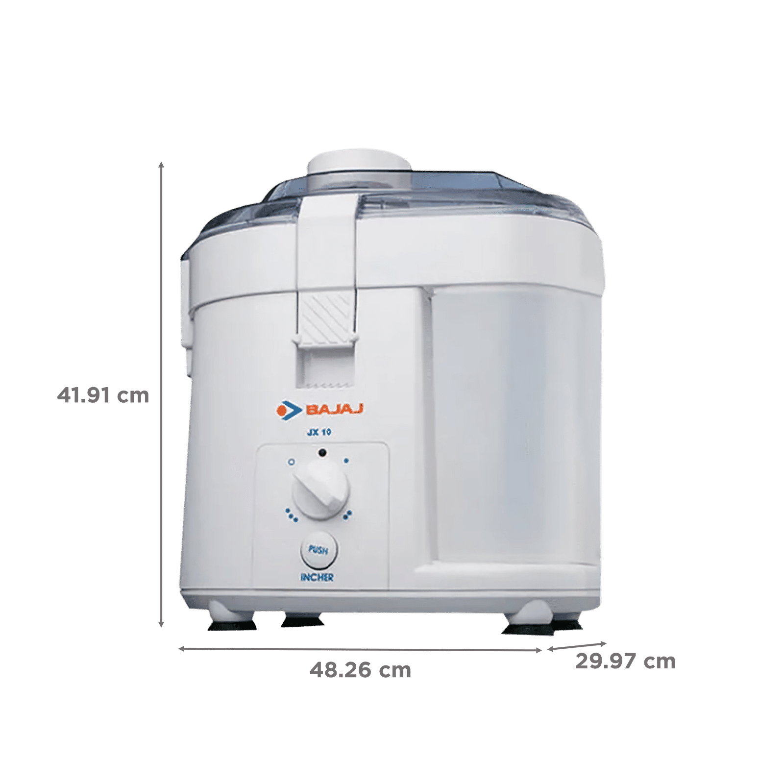 BAJAJ JX 10 450 Watt 3 Jars Juicer Mixer Grinder (3 Speed Control, White) BAJAJ JX 10 450 Watt 3 Jars Juicer Mixer Grinder (3 Speed Control, White)_2