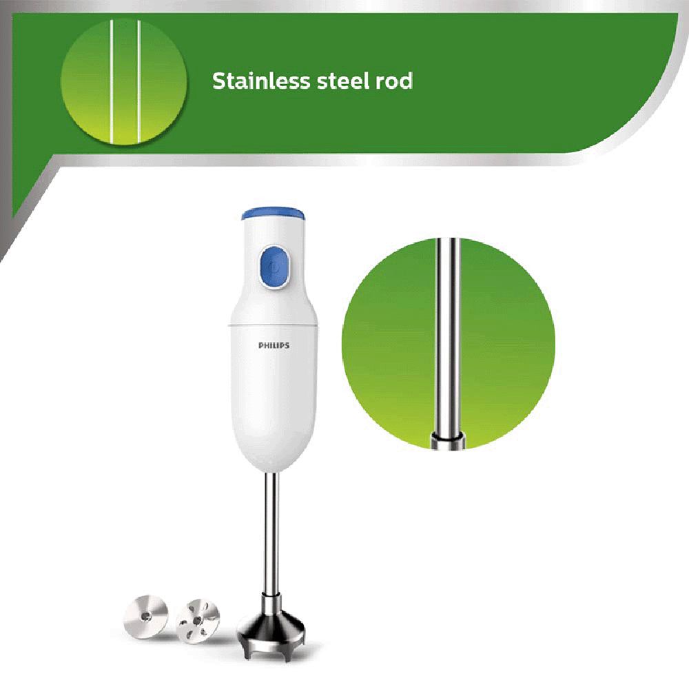 PHILIPS Daily Collection 250 Watt Hand Blender with 2 Attachments (Safety Carry Lock, Blue & White) PHILIPS Daily Collection 250 Watt Hand Blender with 2 Attachments (Safety Carry Lock, Blue & White)_13