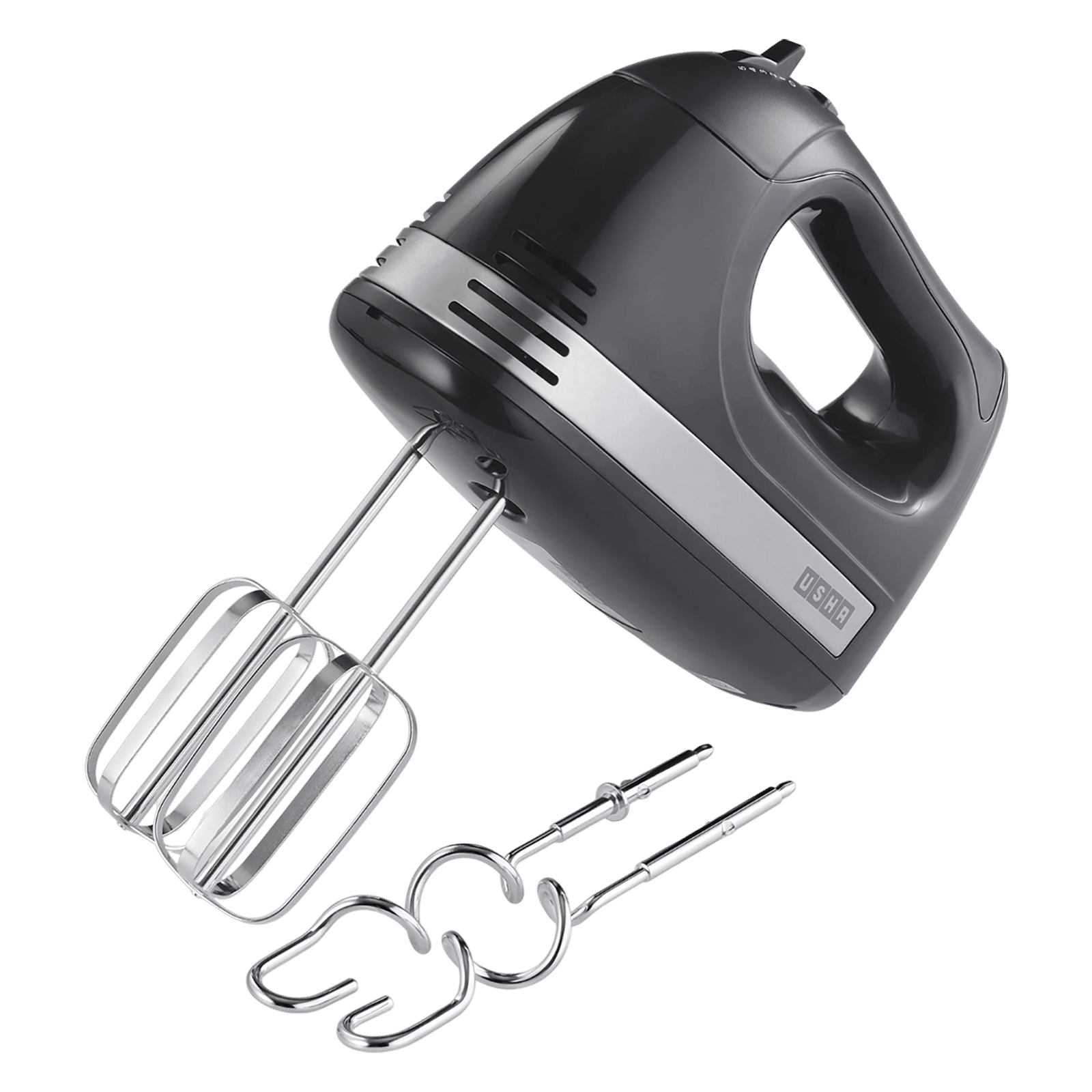USHA HM 3732 300 Watt 5 Speed Hand Mixer with 2 Attachments (Turbo Setting, Black)_8