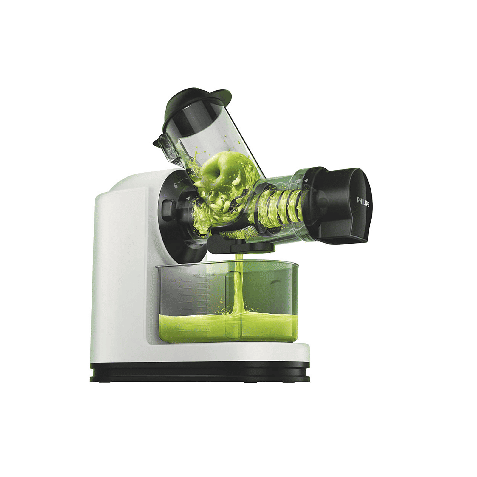 PHILIPS Viva Collection 150 Watt 1 Jar Masticating Juicer (100 RPM, QuickClean Technology, Black/White) PHILIPS Viva Collection 150 Watt 1 Jar Masticating Juicer (100 RPM, QuickClean Technology, Black/White)_10