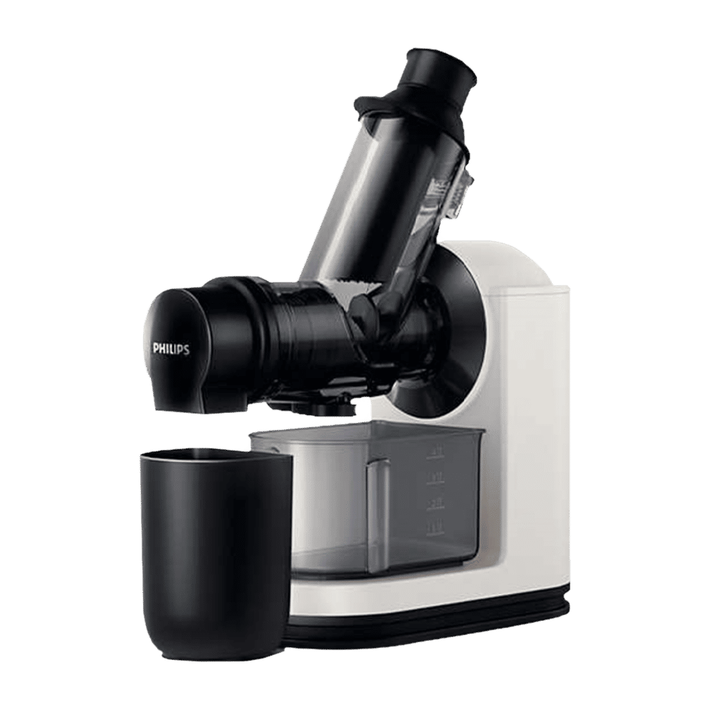 PHILIPS Viva Collection 150 Watt 1 Jar Masticating Juicer (100 RPM, QuickClean Technology, Black/White) PHILIPS Viva Collection 150 Watt 1 Jar Masticating Juicer (100 RPM, QuickClean Technology, Black/White)_6