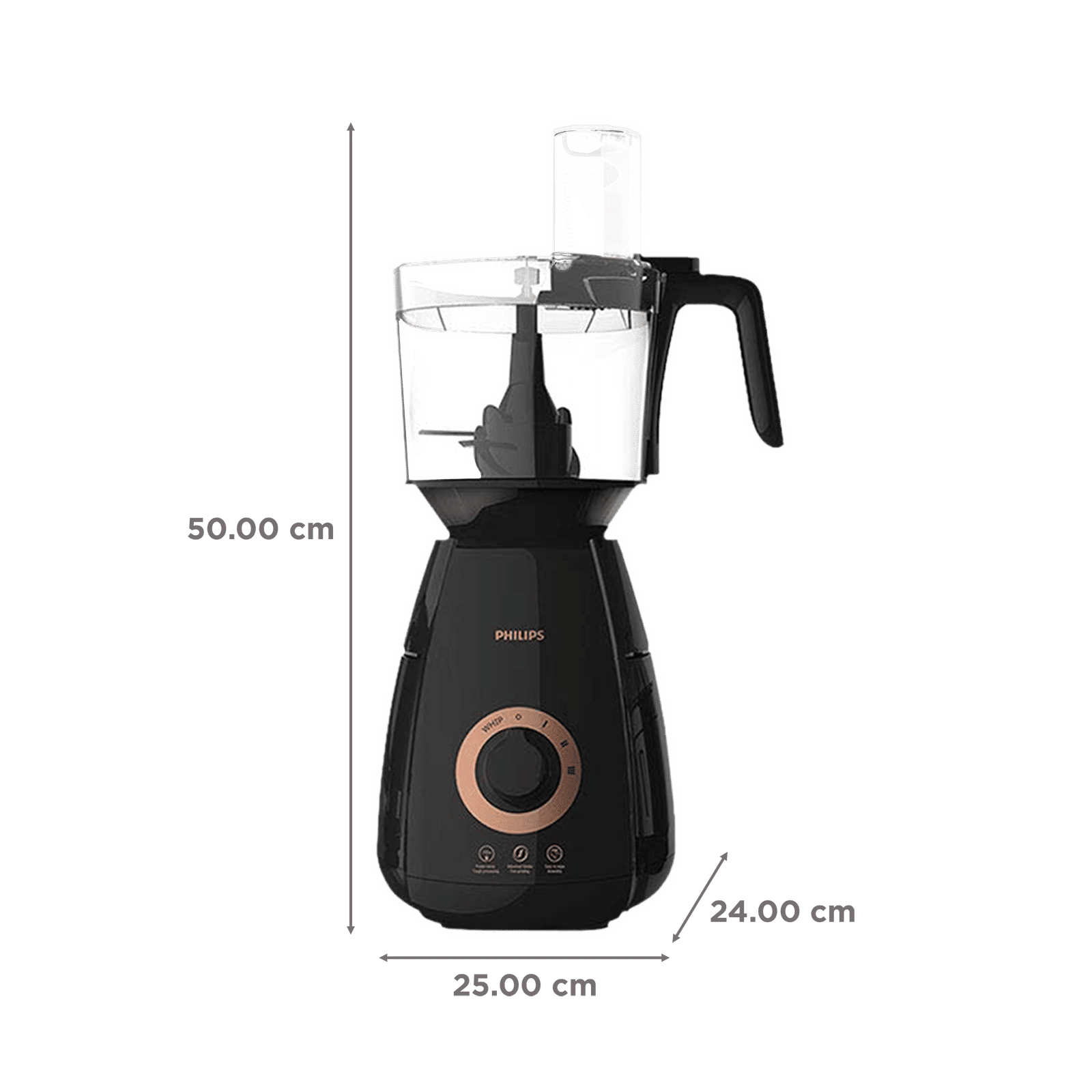 PHILIPS Avance Collection 750 Watt 4 Jars Mixer Grinder (20000 RPM, Gear Drive Technology, Black) PHILIPS Avance Collection 750 Watt 4 Jars Mixer Grinder (20000 RPM, Gear Drive Technology, Black)_3