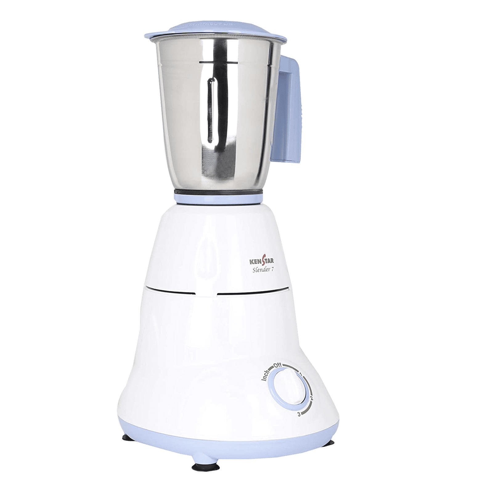 KENSTAR Slender-7 750 Watt 3 Jars Mixer Grinder (18000 RPM, Hybrid Motor, Parker White/Blue) KENSTAR Slender-7 750 Watt 3 Jars Mixer Grinder (18000 RPM, Hybrid Motor, Parker White/Blue)_6
