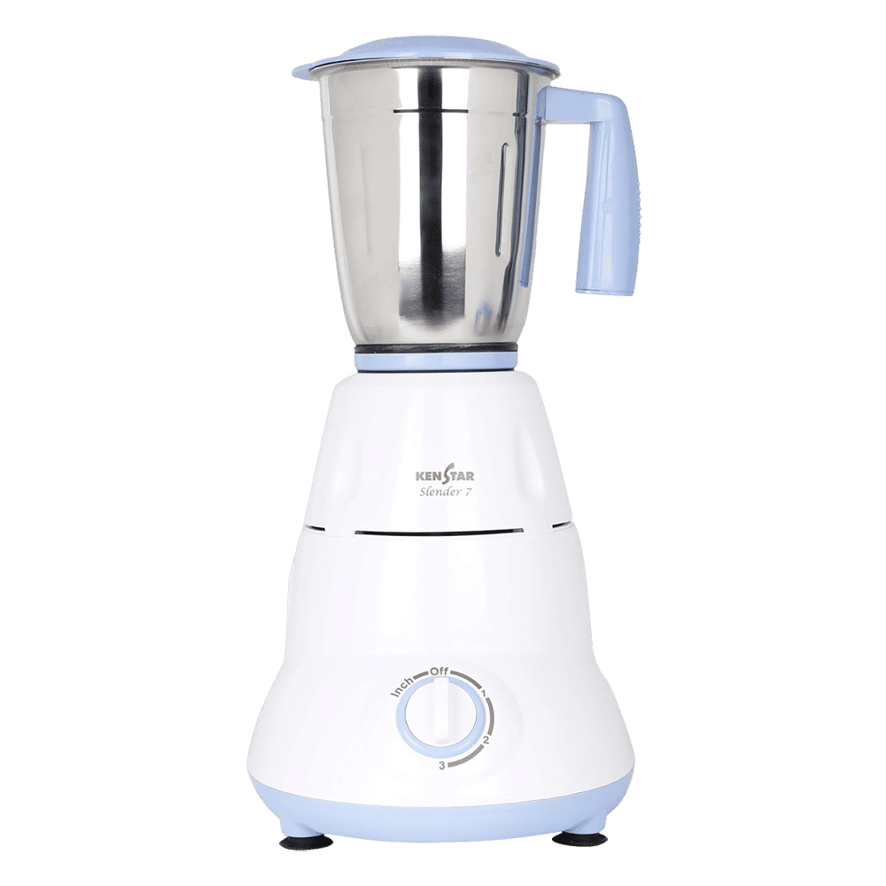 KENSTAR Slender-7 750 Watt 3 Jars Mixer Grinder (18000 RPM, Hybrid Motor, Parker White/Blue) KENSTAR Slender-7 750 Watt 3 Jars Mixer Grinder (18000 RPM, Hybrid Motor, Parker White/Blue)_11