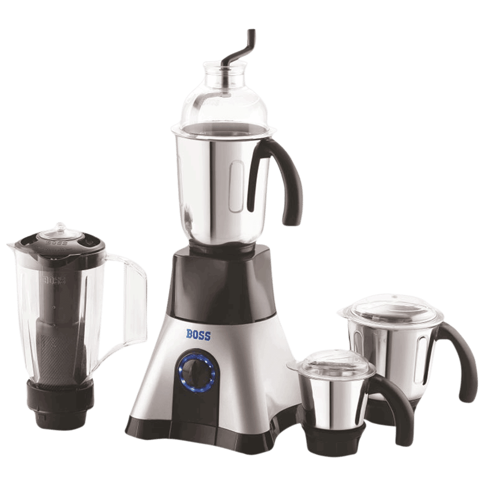 BOSS Cyclone 750 Watt 4 Jars Mixer Grinder (18000 RPM, LED Indicators, Silver) BOSS Cyclone 750 Watt 4 Jars Mixer Grinder (18000 RPM, LED Indicators, Silver)_5