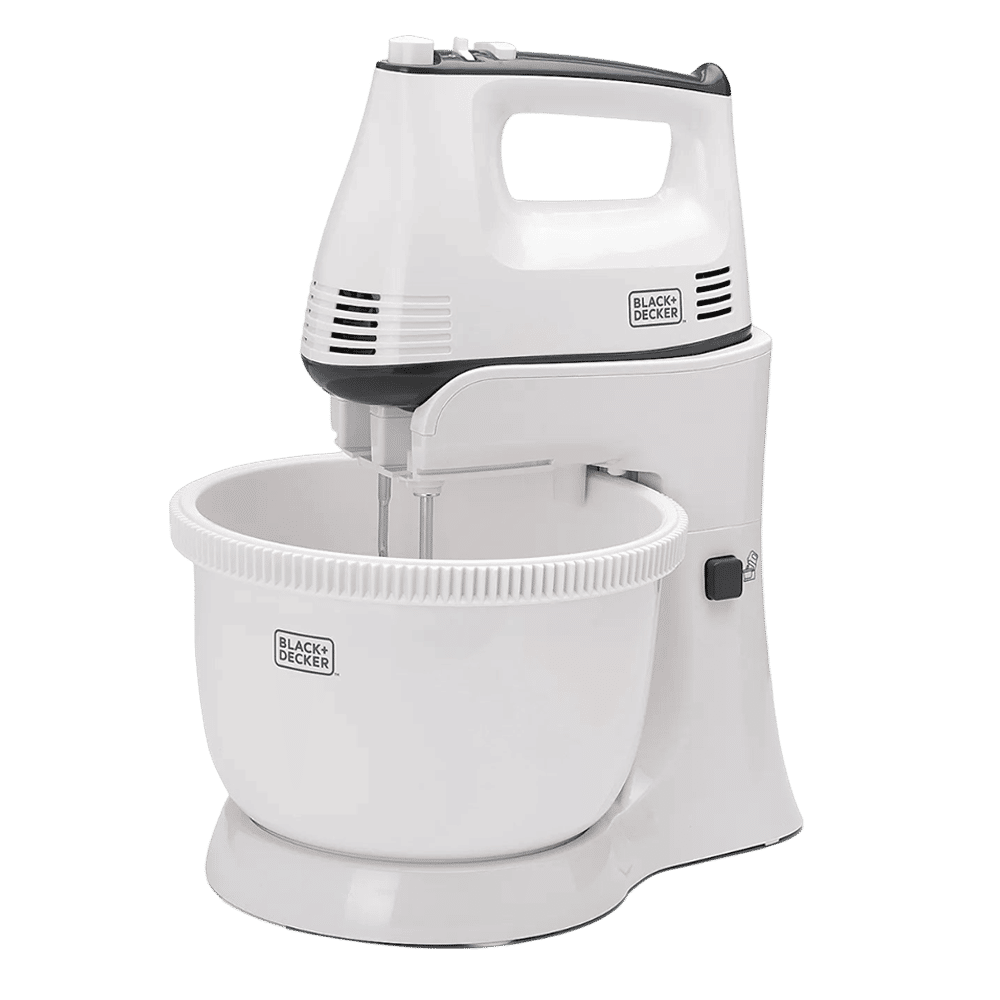 BLACK+DECKER M700 300 Watt 5 Speed Stand Mixer (Single Motor, White)_3